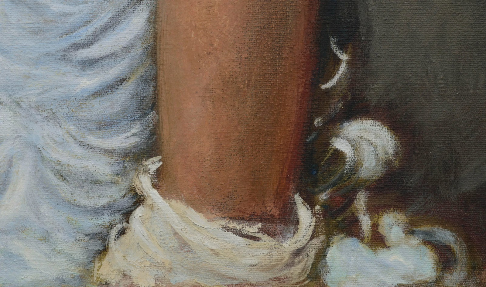 Portrait of a Woman in White Dress by Antonio Sotomayor - 5