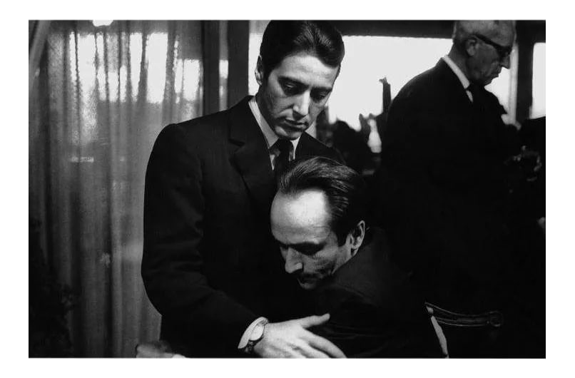 "The Godfather: Part Ii" Al Pacino and John Cazale 1974: The Godfather: Part II Al Pacino and John Cazale, 1974. 11" x 14" silver gelatin print. Signed on verso by photographer Bruce McBroom. Edition #09 of an open edition. This is an unframed print. Condit