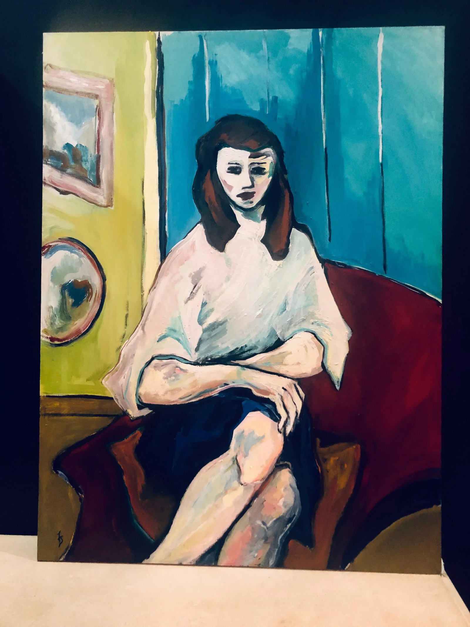Late 20th Century Fay Singer Original Oil Painting - 3
