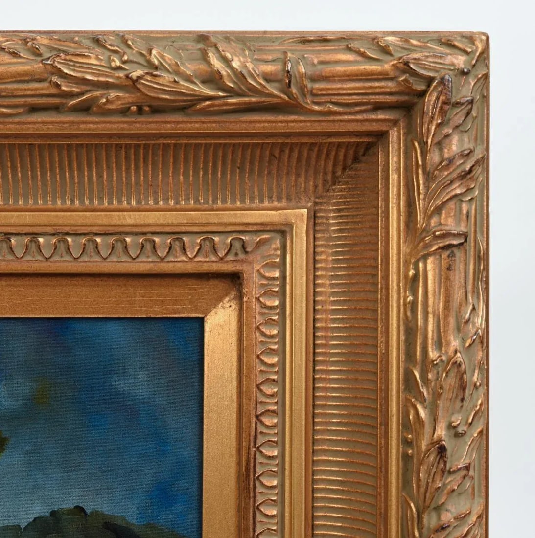 Giltwood Carved Frame Artwork Oil Painting Still Life - 6