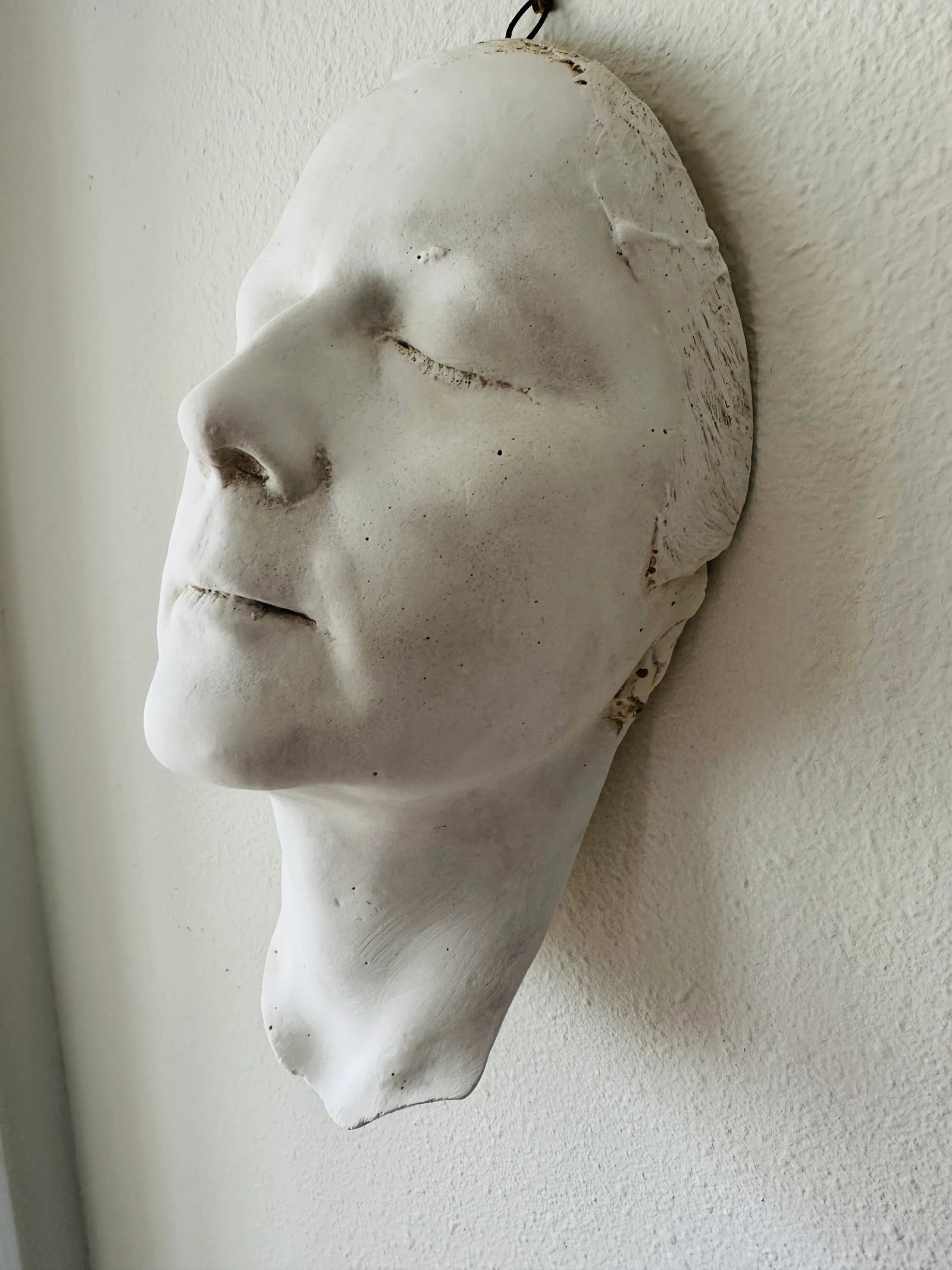Art Deco Plaster Face Wall or Tabletop Sculpture - 2
