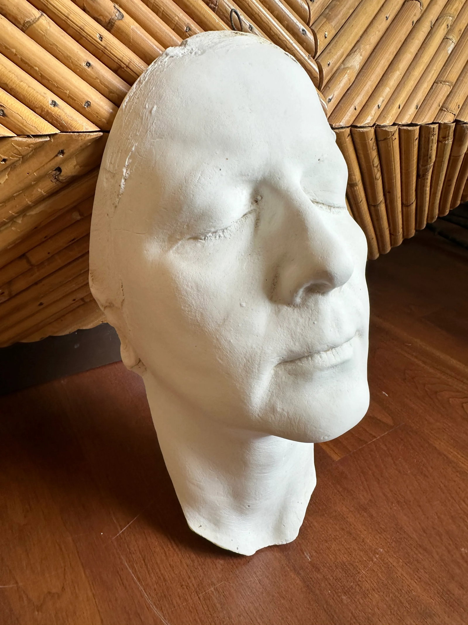 Art Deco Plaster Face Wall or Tabletop Sculpture - 3
