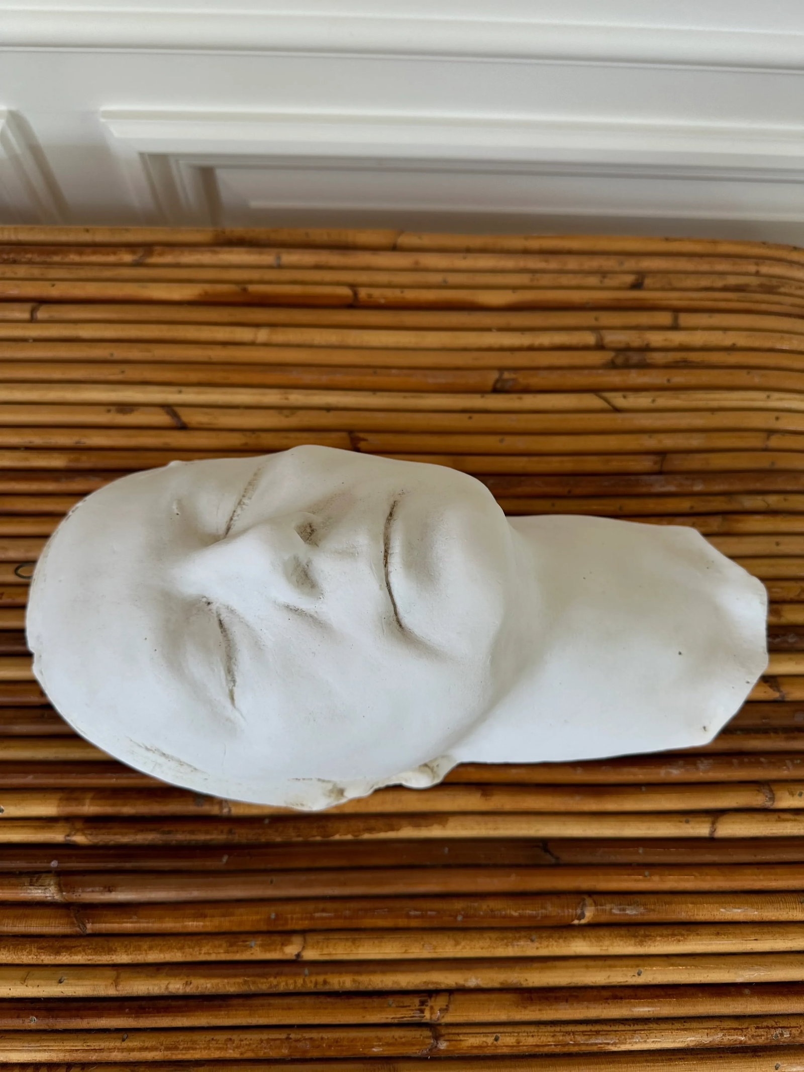 Art Deco Plaster Face Wall or Tabletop Sculpture - 5