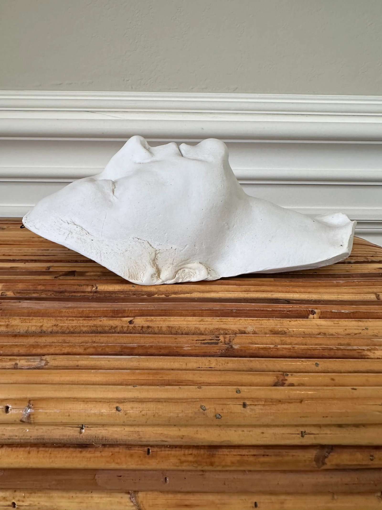 Art Deco Plaster Face Wall or Tabletop Sculpture - 7