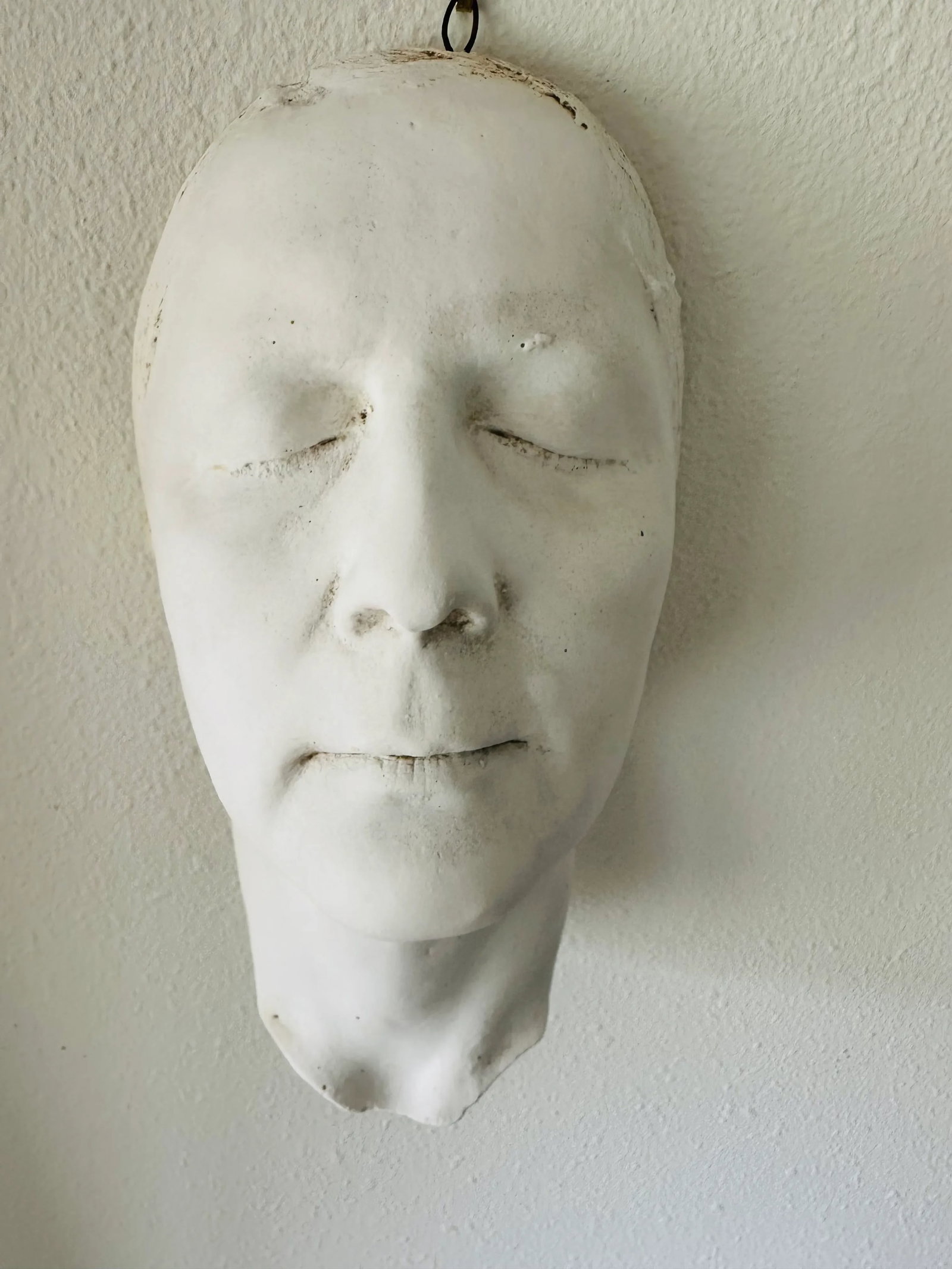 Art Deco Plaster Face Wall or Tabletop Sculpture - 9