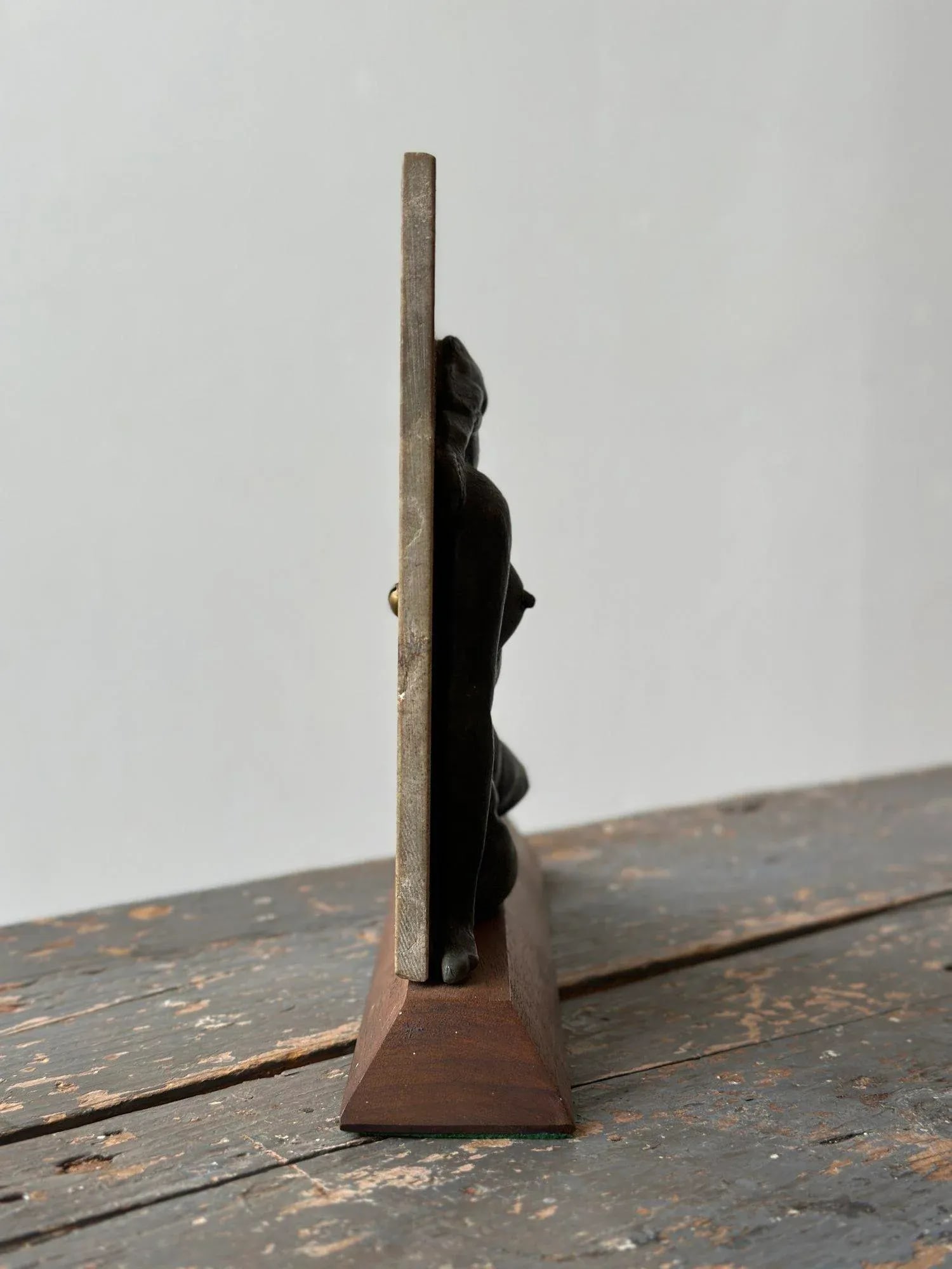 Vintage Reclining Cast Metal Nude Sculpture, Circa 1970 - 8