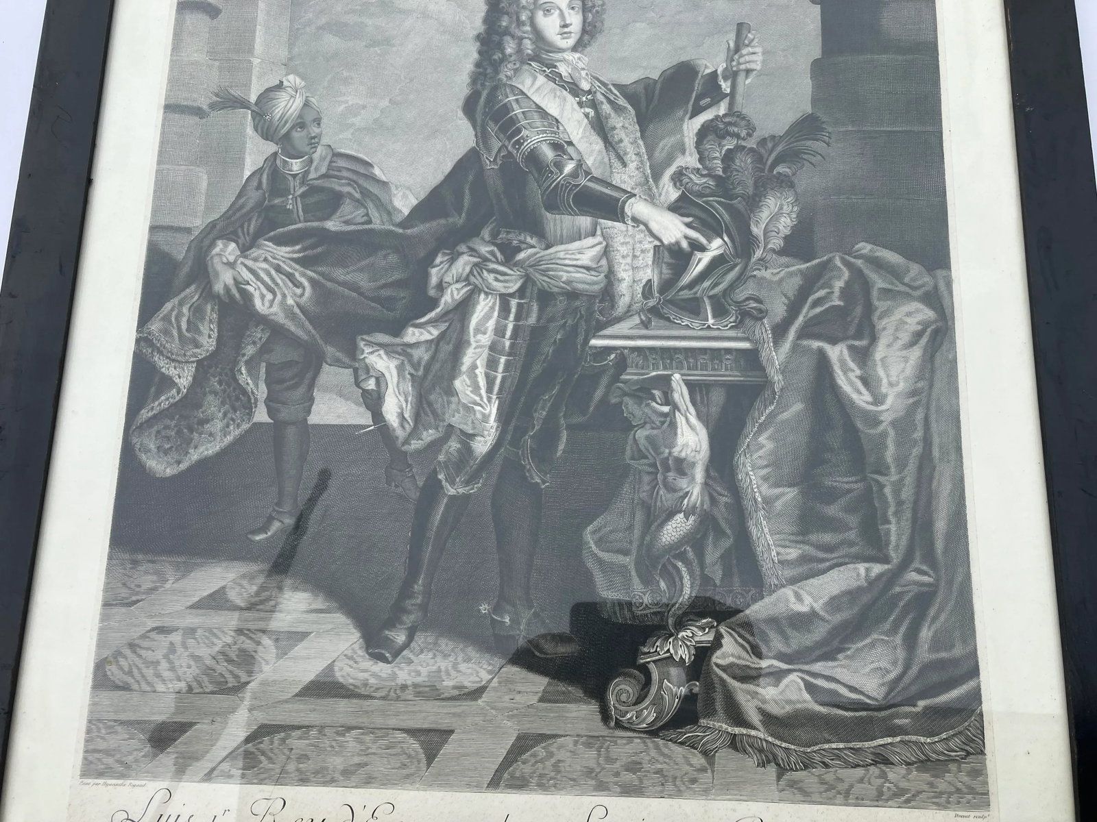 18th Century French Etching: Portrait of Louis 1 of Spain - 5