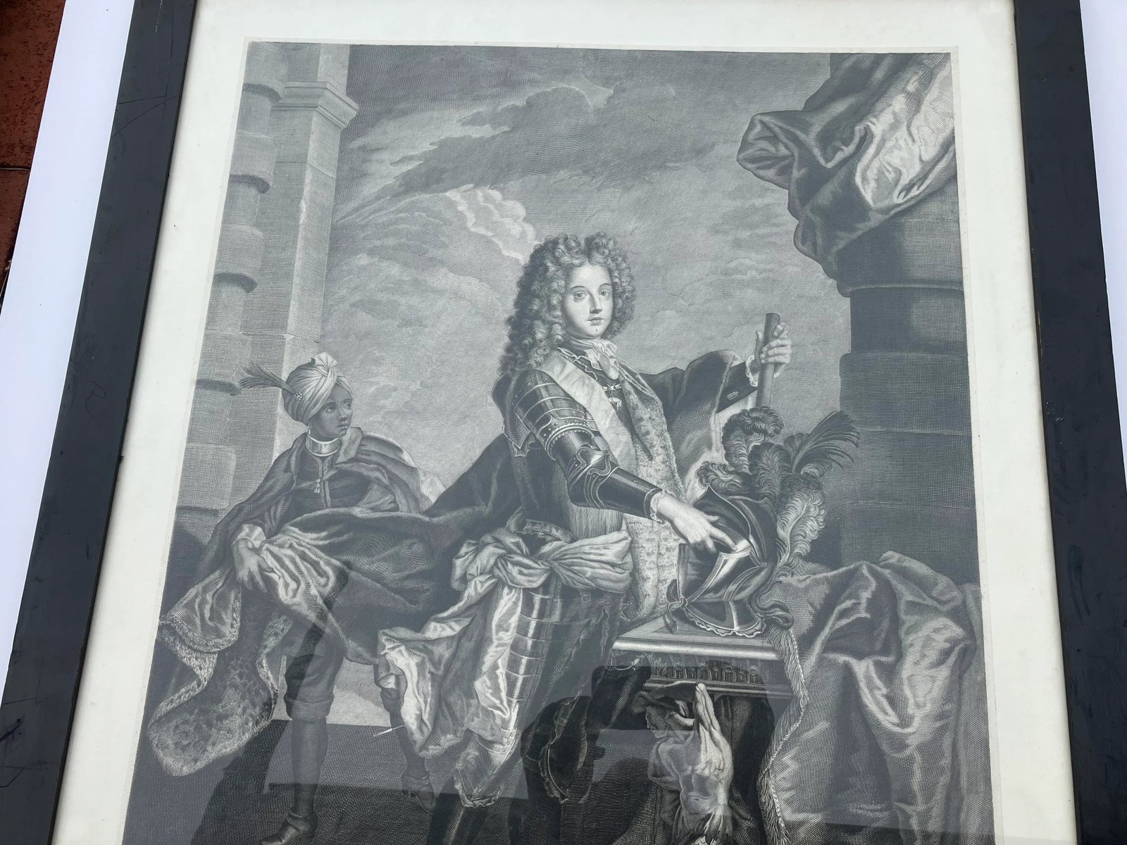 18th Century French Etching: Portrait of Louis 1 of Spain - 6