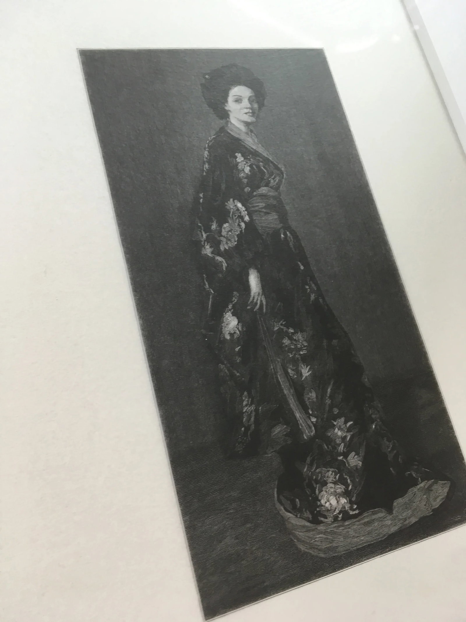 Antique 1912 "The Blue Kimono" Wood Engraving Print by Henry Wolf - 4