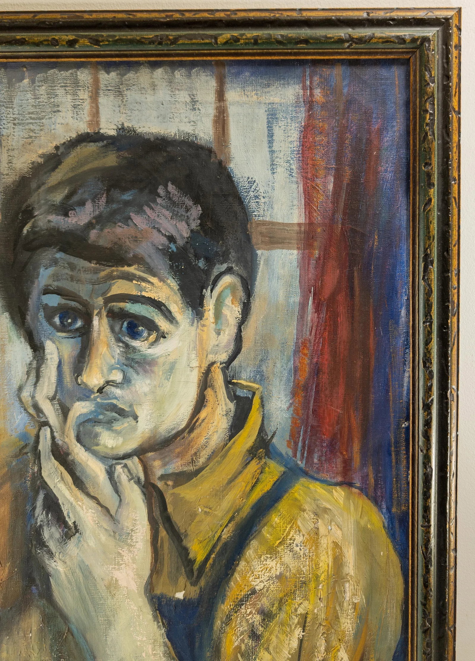 Mid-Century Modern Abstract Impressionist Portrait Painting by Paul Lishinsky - 4