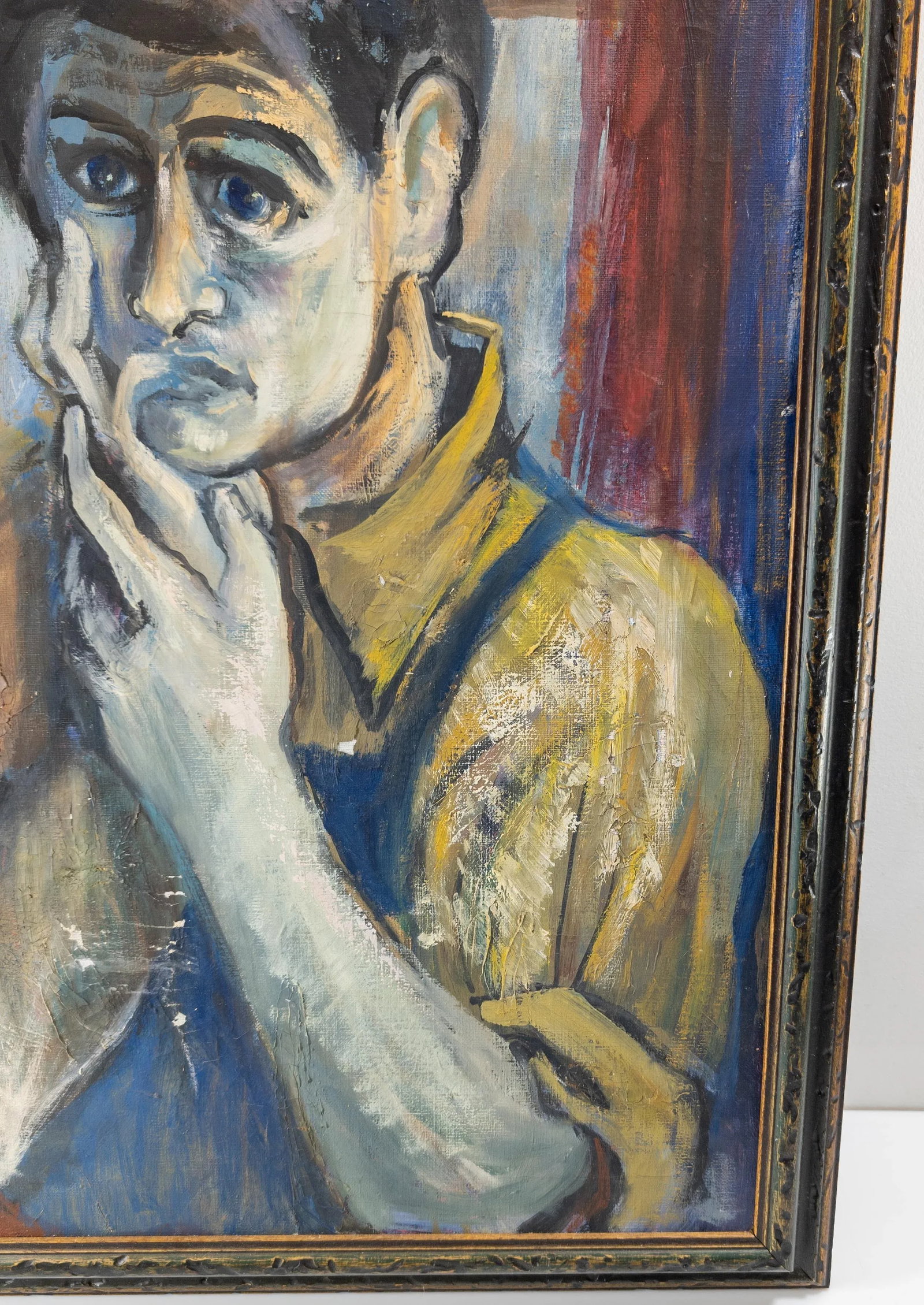 Mid-Century Modern Abstract Impressionist Portrait Painting by Paul Lishinsky - 5