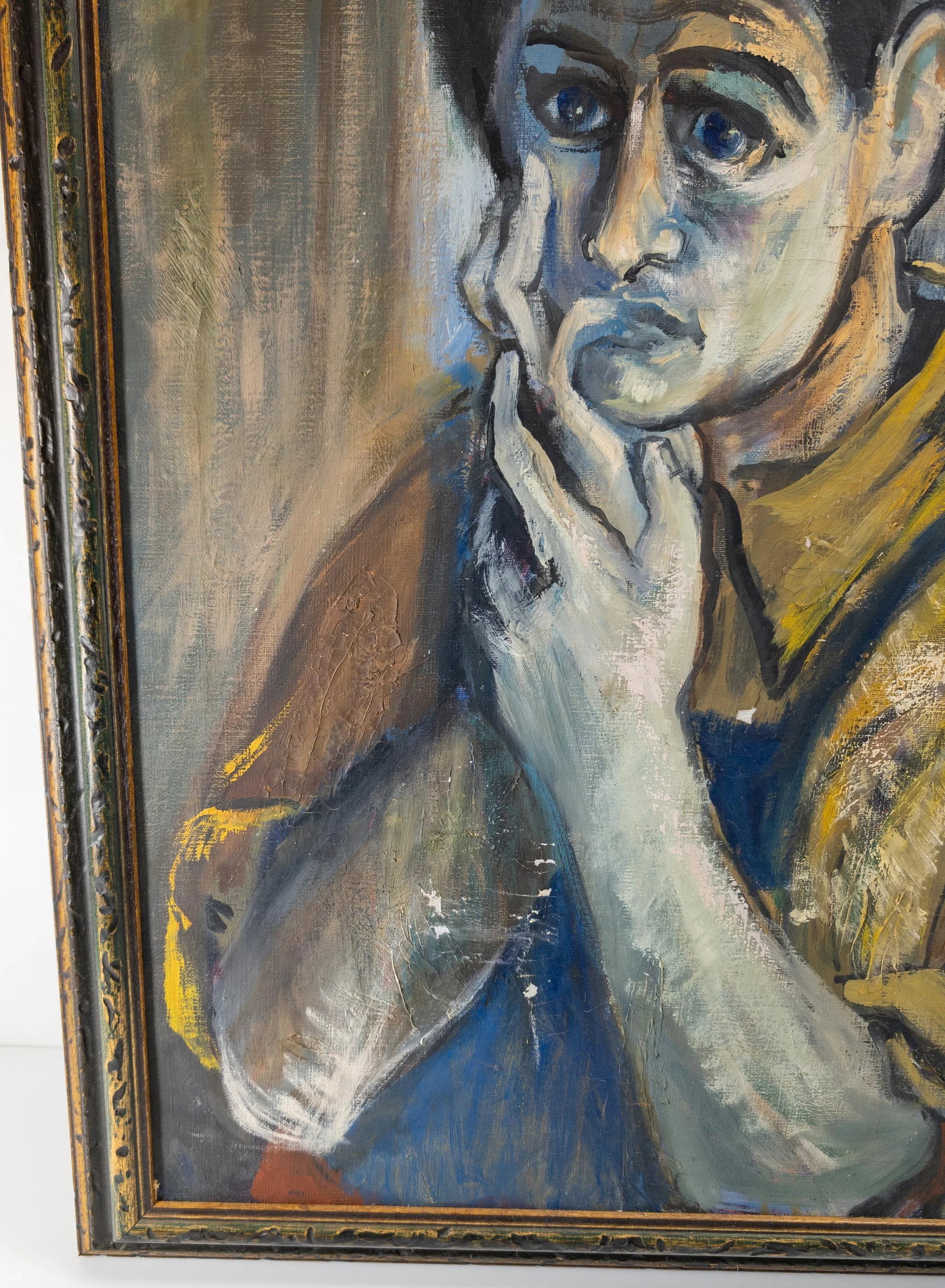 Mid-Century Modern Abstract Impressionist Portrait Painting by Paul Lishinsky - 6