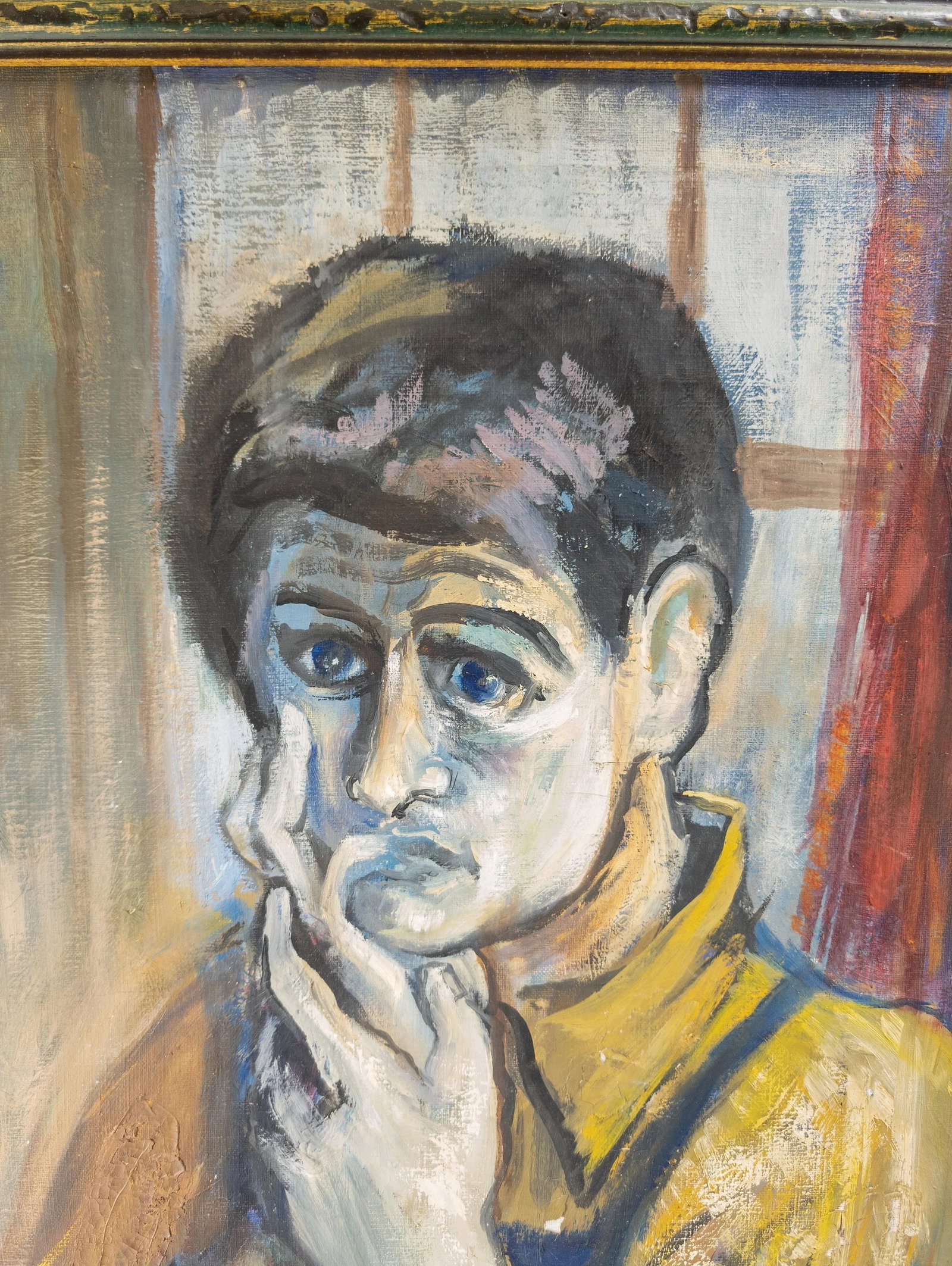 Mid-Century Modern Abstract Impressionist Portrait Painting by Paul Lishinsky - 7