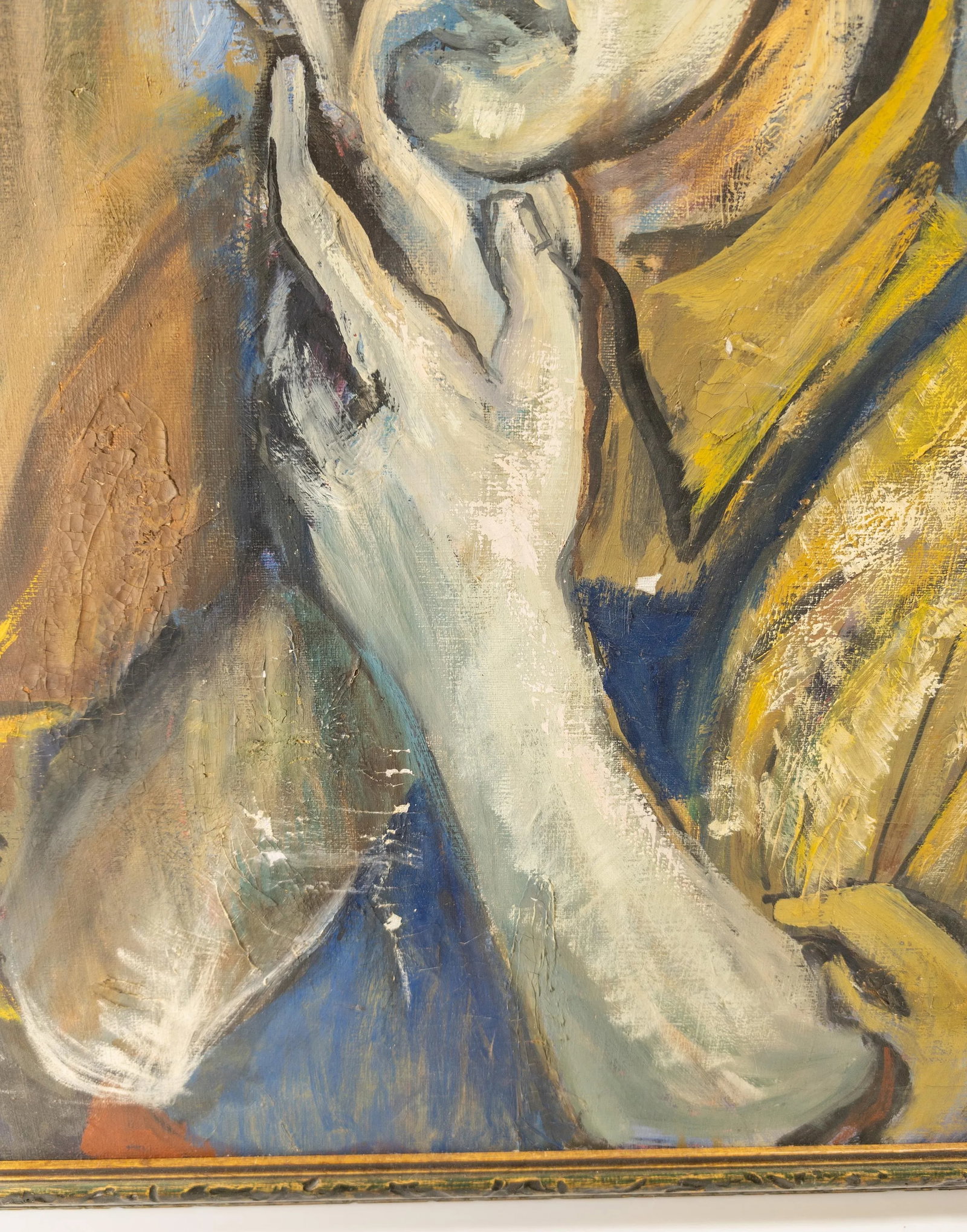 Mid-Century Modern Abstract Impressionist Portrait Painting by Paul Lishinsky - 8