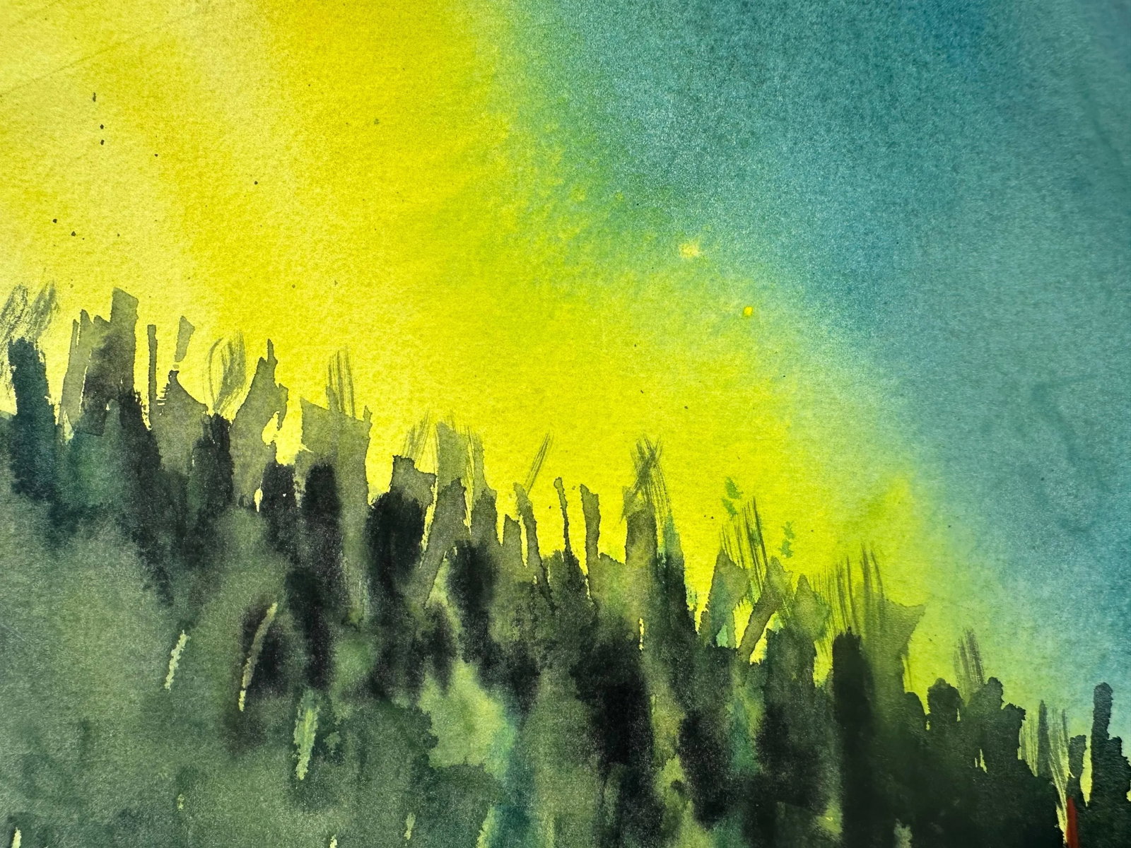Sunset Sail Watercolor Painting - 3