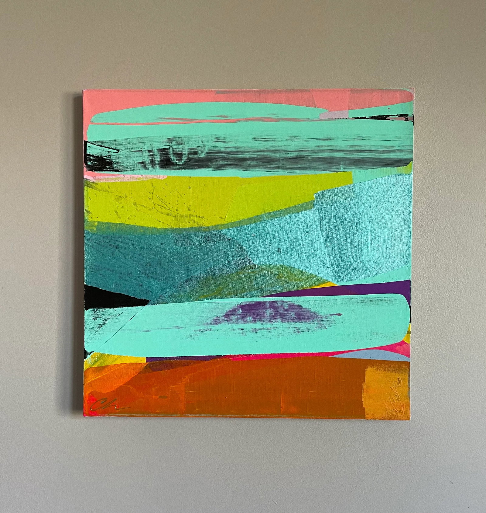 "Haleakala" Original Abstract Painting by Cathe Hendrick - 2