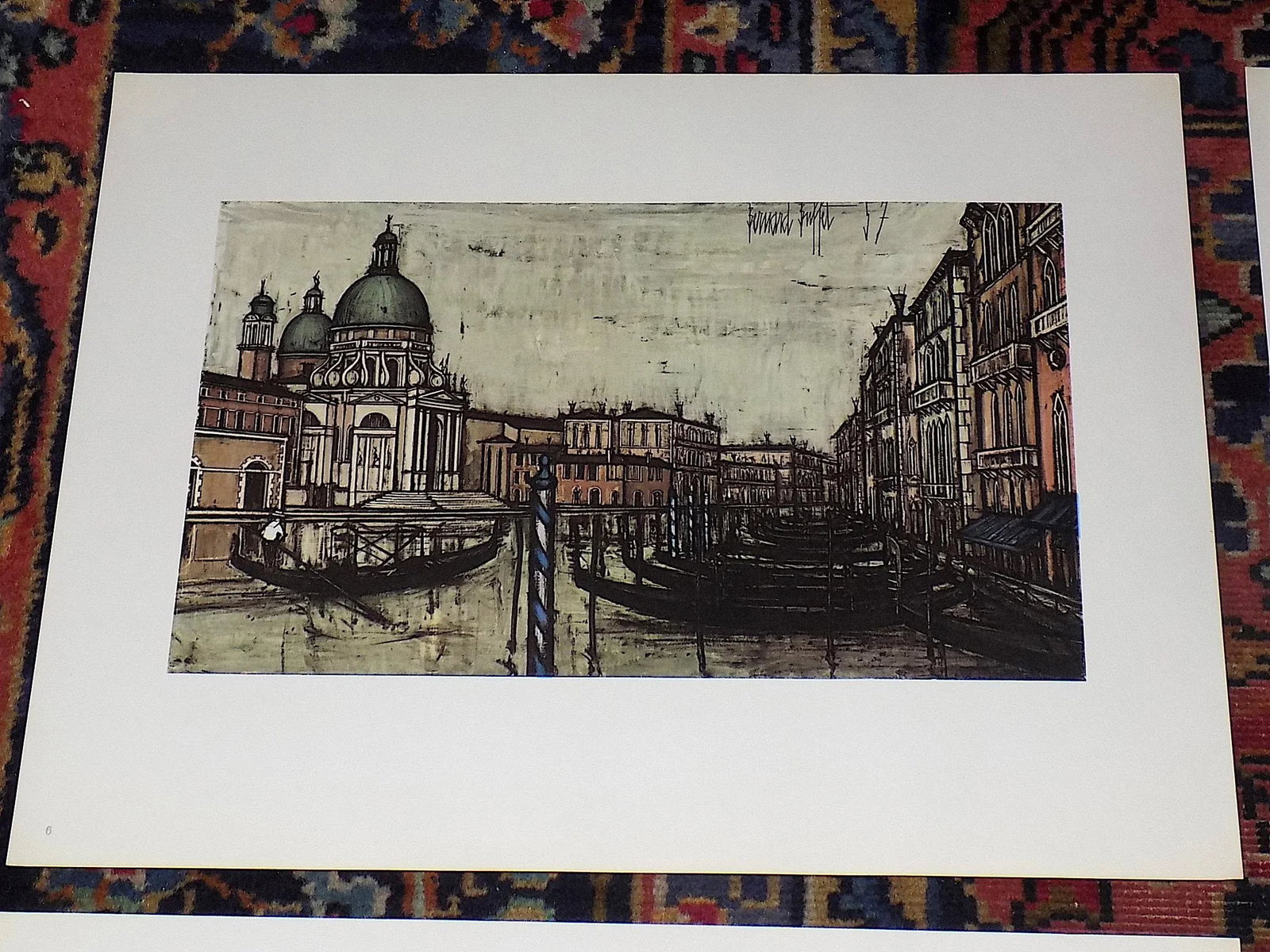 Vintage Signed/Dated Mid 20th Century Modern Bernard Buffet Large Folio Lithographs - Set of 5 - 2