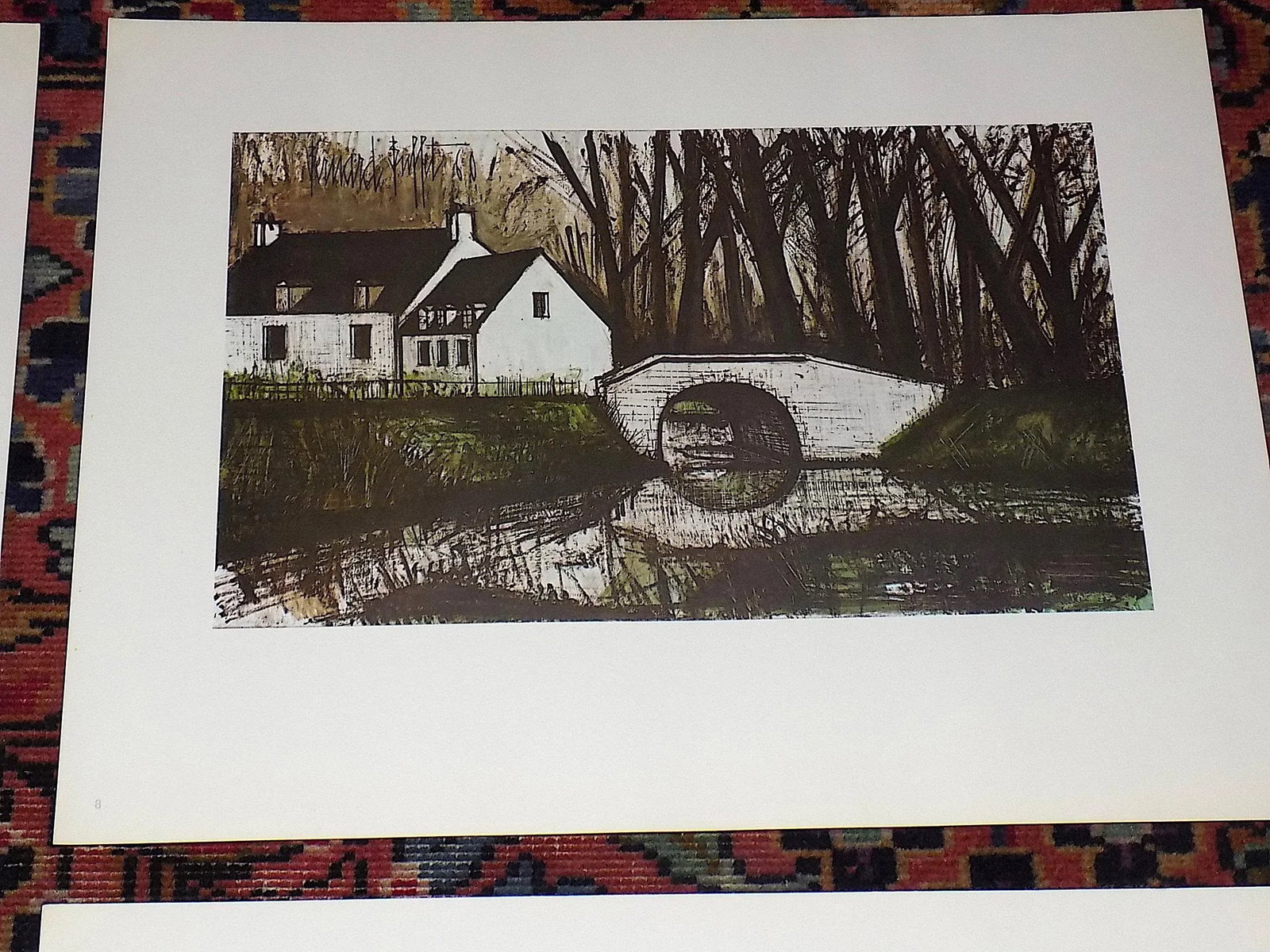Vintage Signed/Dated Mid 20th Century Modern Bernard Buffet Large Folio Lithographs - Set of 5 - 3