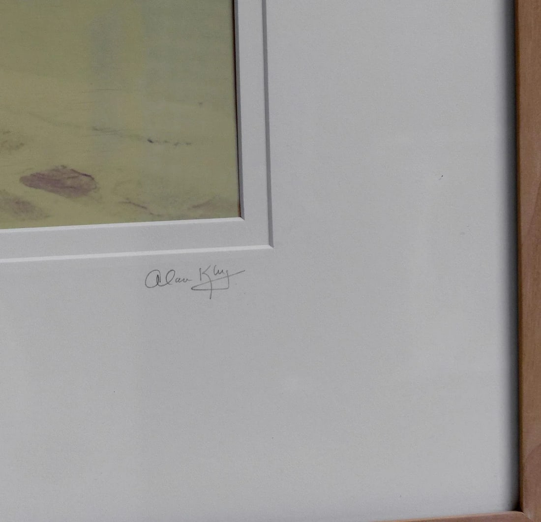 1990s Vintage Alan Klug Mykonos Greece Limited & Signed Framed Photo Print - 4