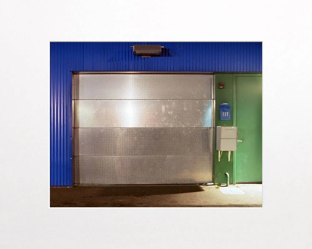 Contemporary Night Photograph "Shiny Door" by John Vias - 2