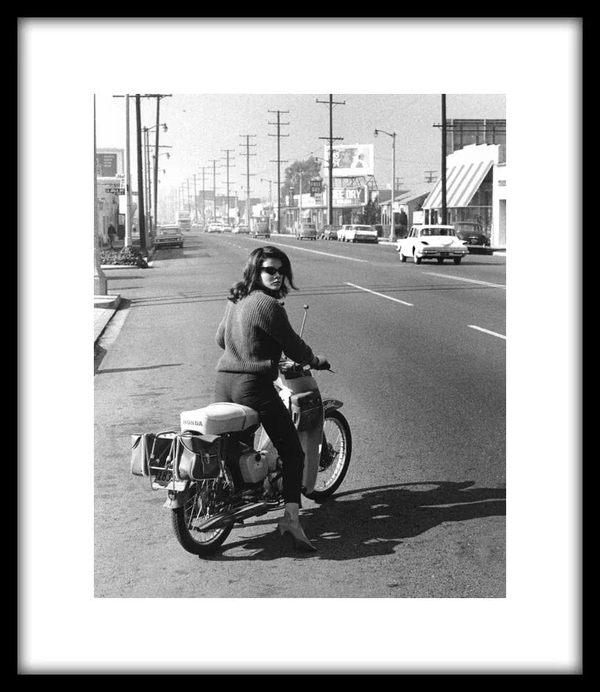 Ann-Margret on Her Honda Motorcycle 1964 - 2