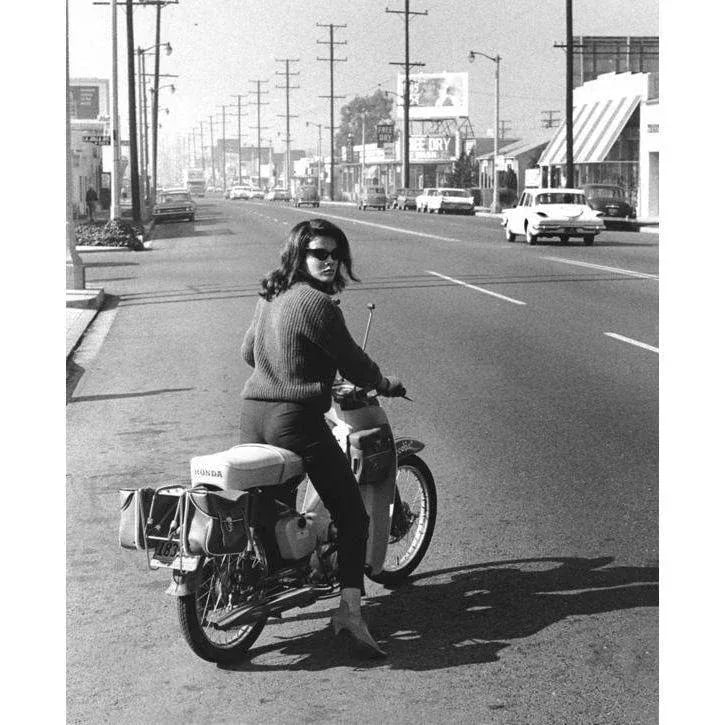 Ann-Margret on Her Honda Motorcycle 1964 - 5