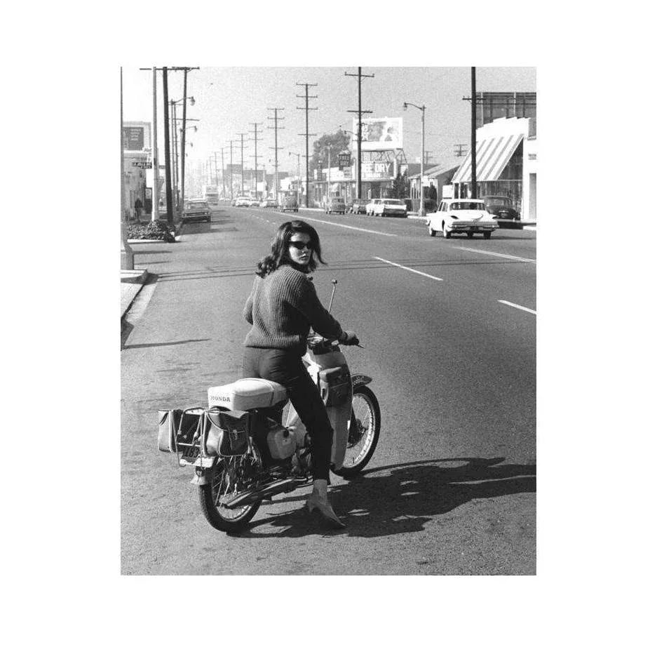 Ann-Margret on Her Honda Motorcycle 1964 - 6