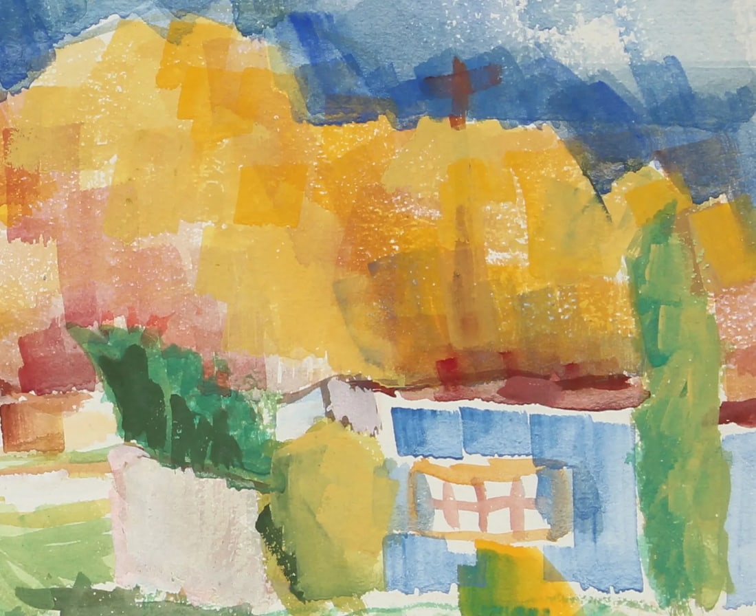 Jennings Tofel Southwest Watercolor Scene - 2