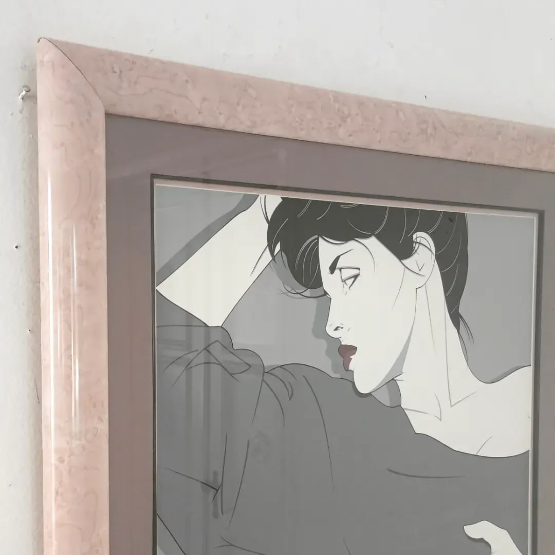 1980s Vintage Patrick Nagel Serigraph, Framed - 3