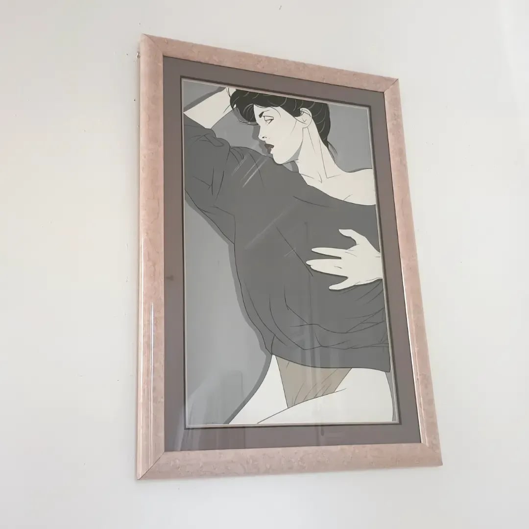 1980s Vintage Patrick Nagel Serigraph, Framed - 7