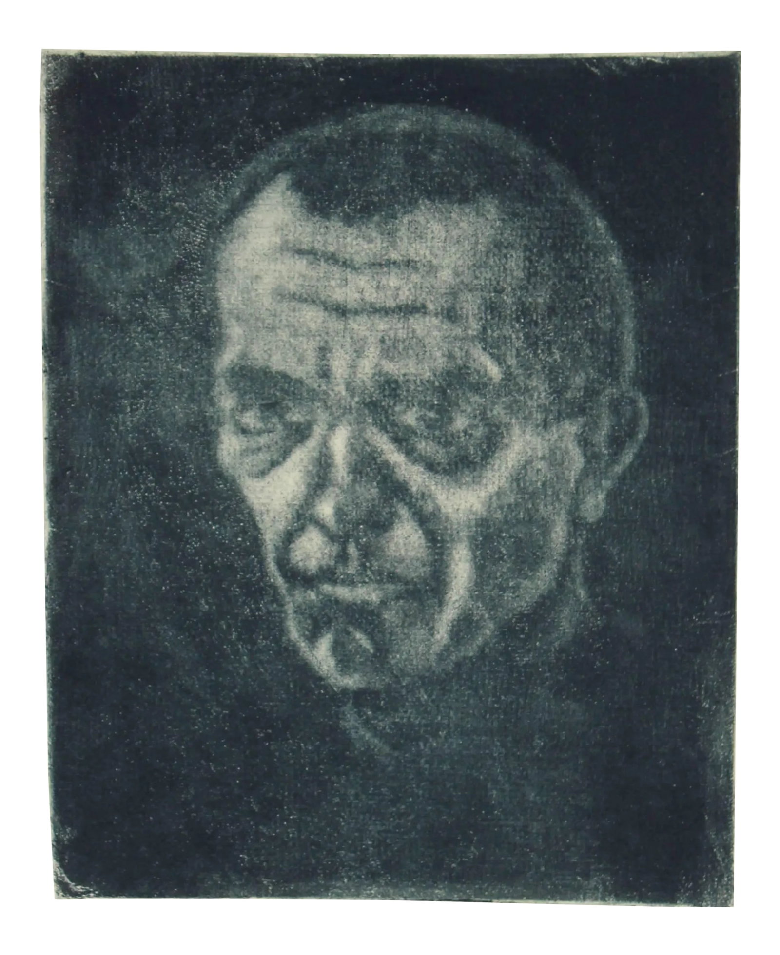 Johannes Fischer Secessionist Self-Portrait Etching on Paper, Circa 1920: This circa 1920s etching on paper is a self-portrait by Austrian painter, printmaker and photographer Johannes Fischer (1888-1955). Fischer is best known for a series of photographic portraits he took