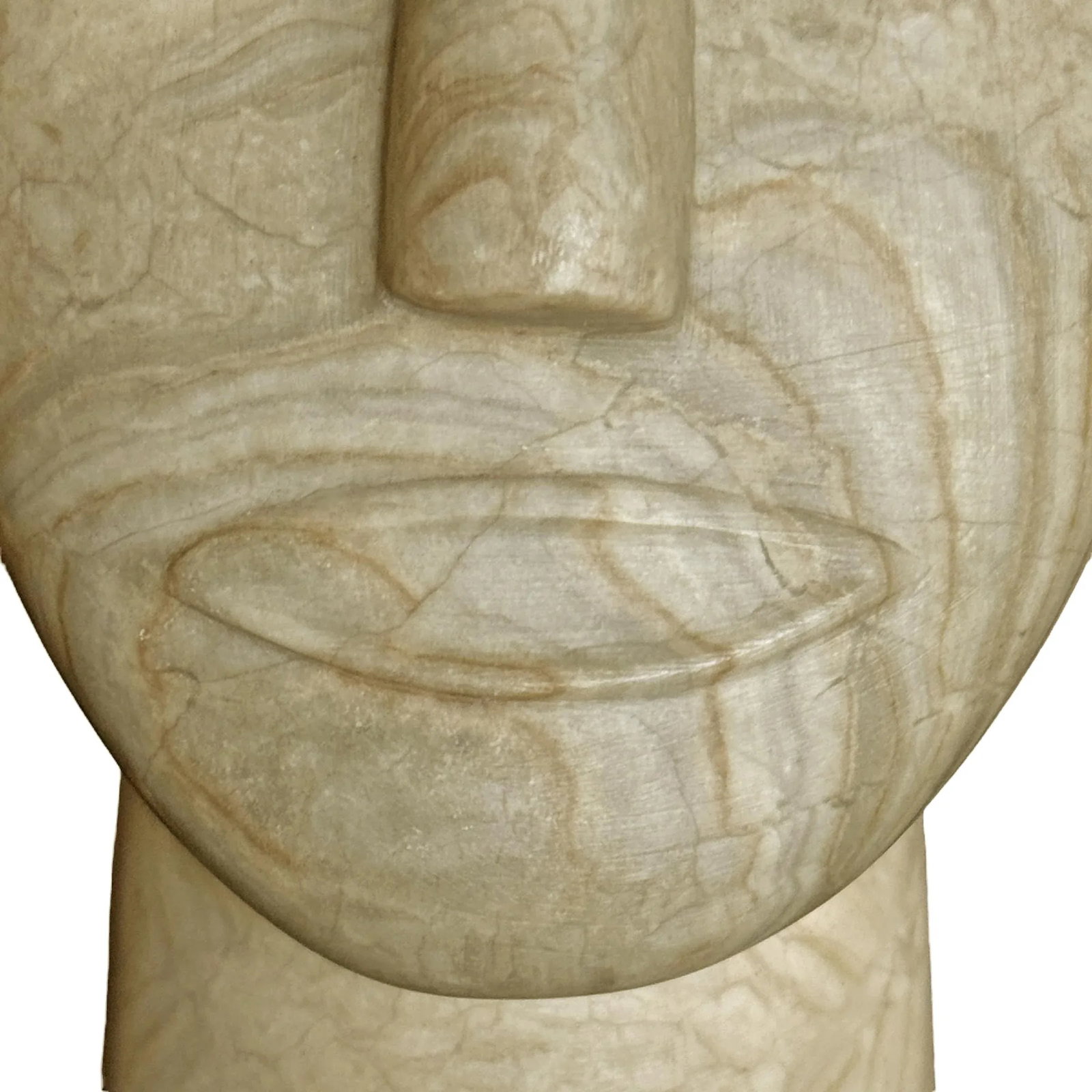 Modernist Carved Stone Portrait Bust - 12