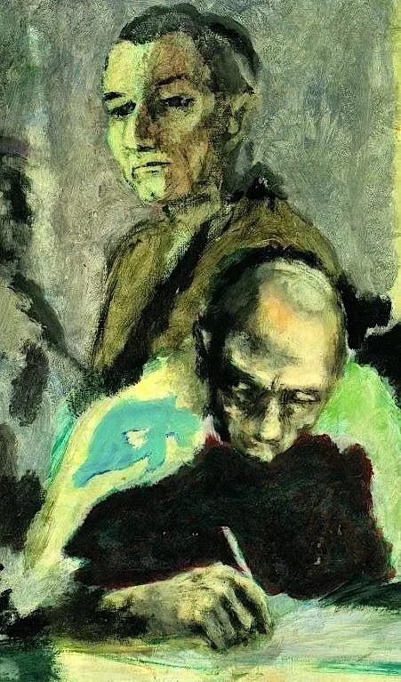 Large Figurative Abstract Oil by Chicago Artist Robert D Smeltzer - 4
