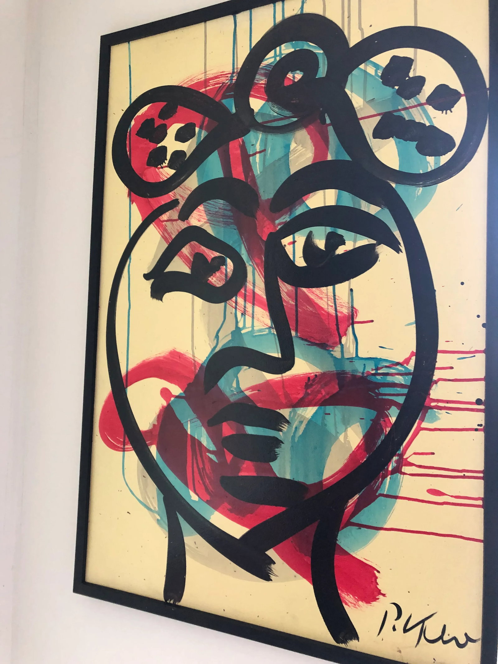 Modern Peter Robert Keil Signed Expressionist Painting With Certificate of Authenticity - 11
