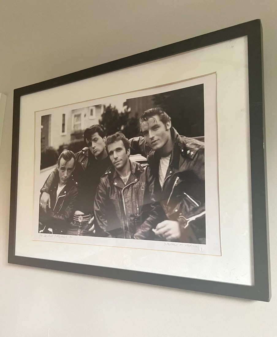 Framed 'The Lords of Flatbush" Photograph by Steven F. Verona 1972 1/20 - 2