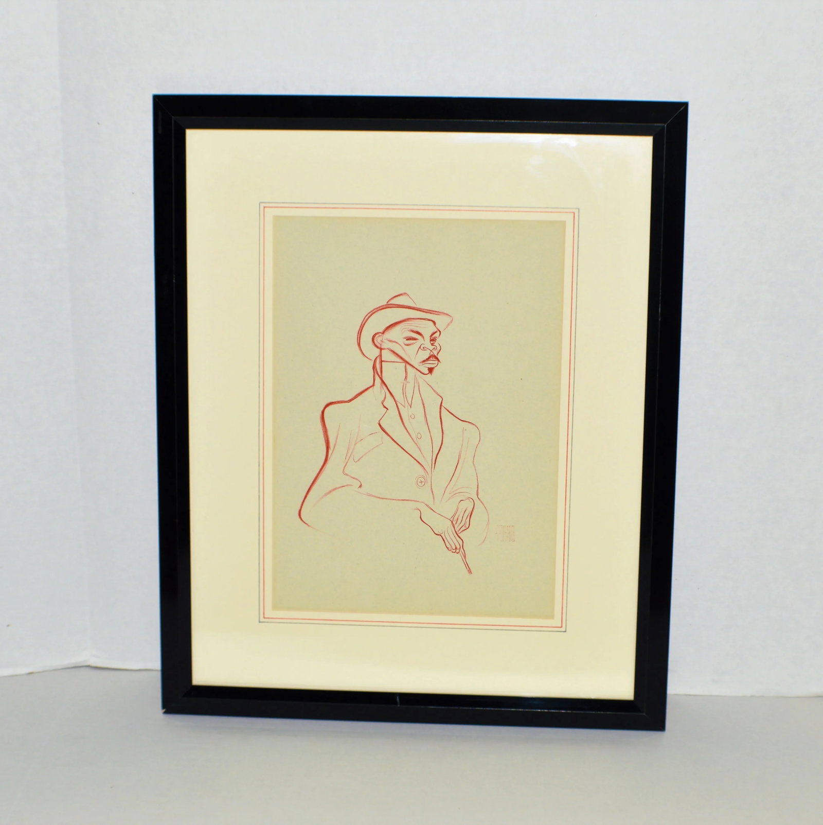 Al Albert Hirschfeld Harlem Reefer Man Lithograph Print - 4