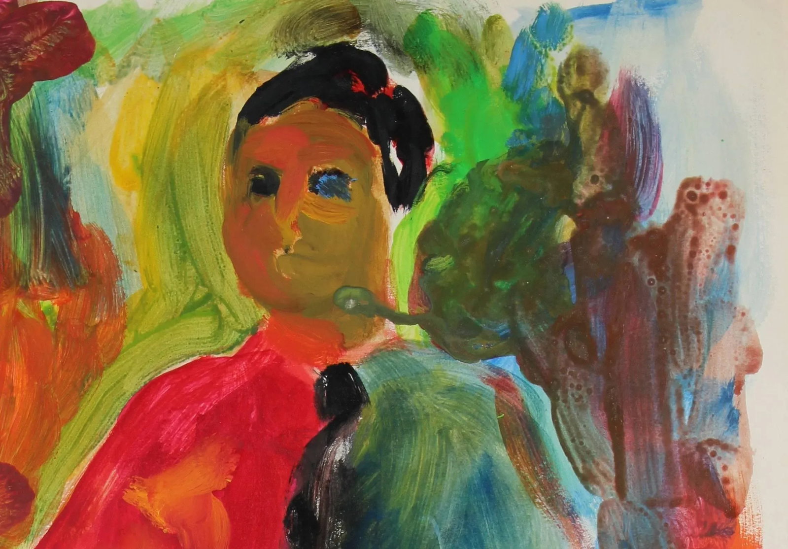 Alysanne McGaffey Bay Area Figurative Portrait Painting, Circa 1960s - 3
