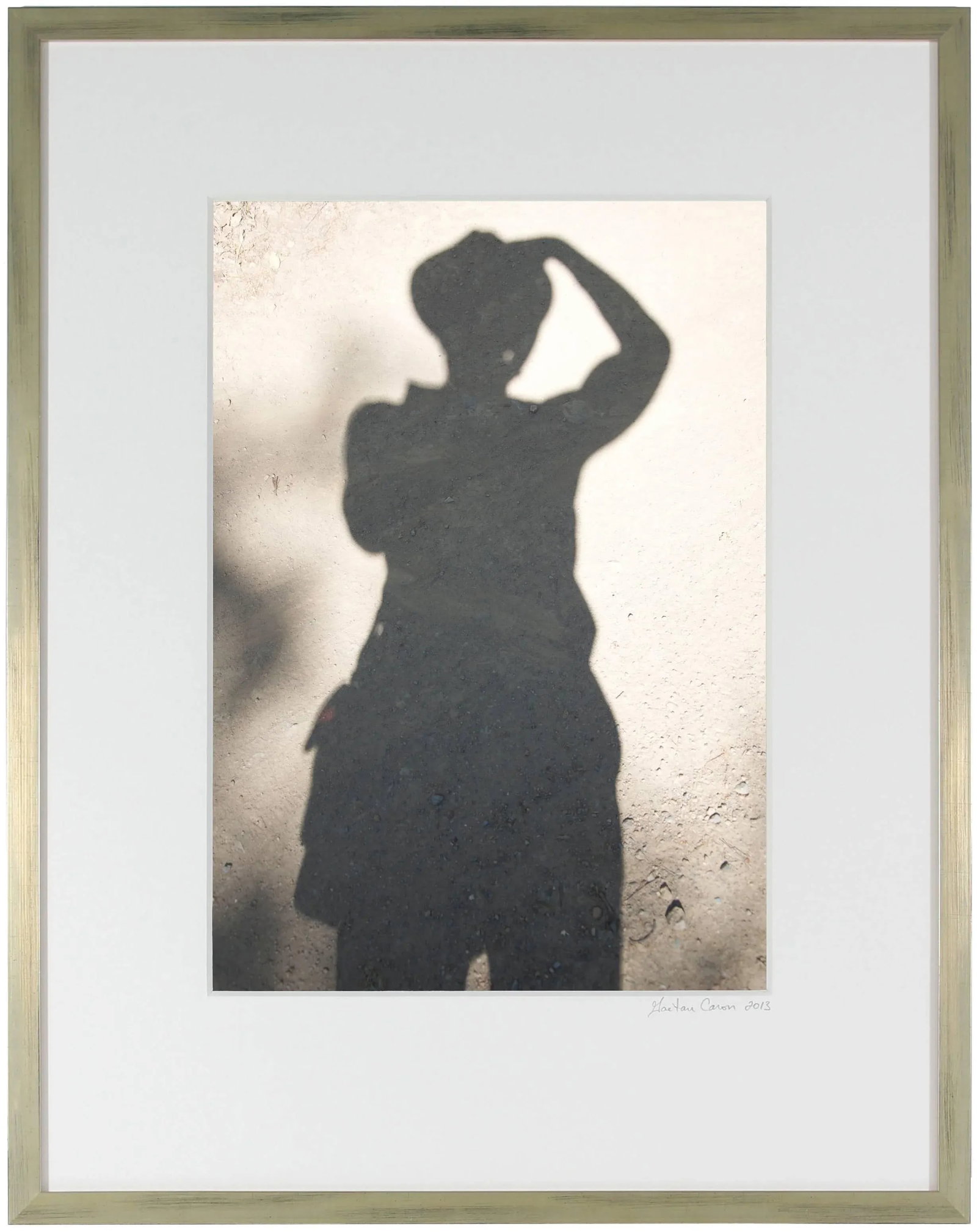 Gaetan Caron "Self-Portrait in Clay" Mendocino, Ca Color Photograph, 2012 - 2