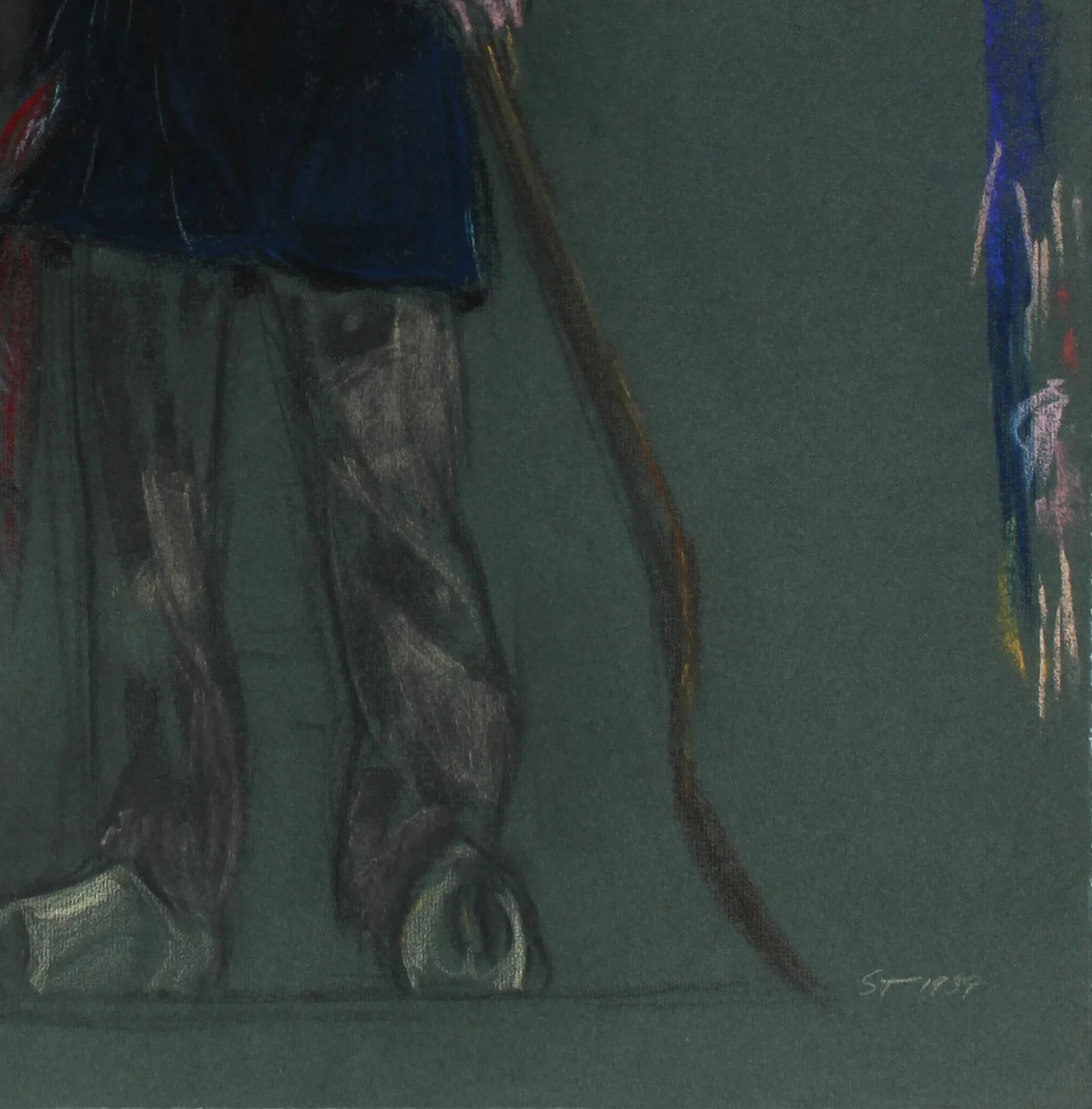Seymour Tubis Portrait of a Young Man, Pastel Drawing, 1939 1939 - 2