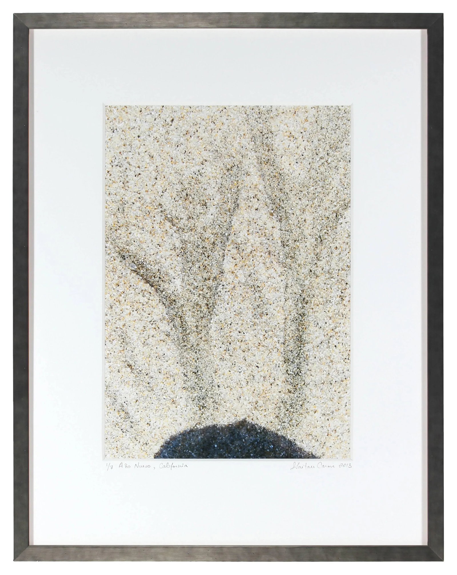 Gaetan Caron "Ano Nuevo" Abstract Sand Photograph, Mendocino, California, 2013 2013 - 5