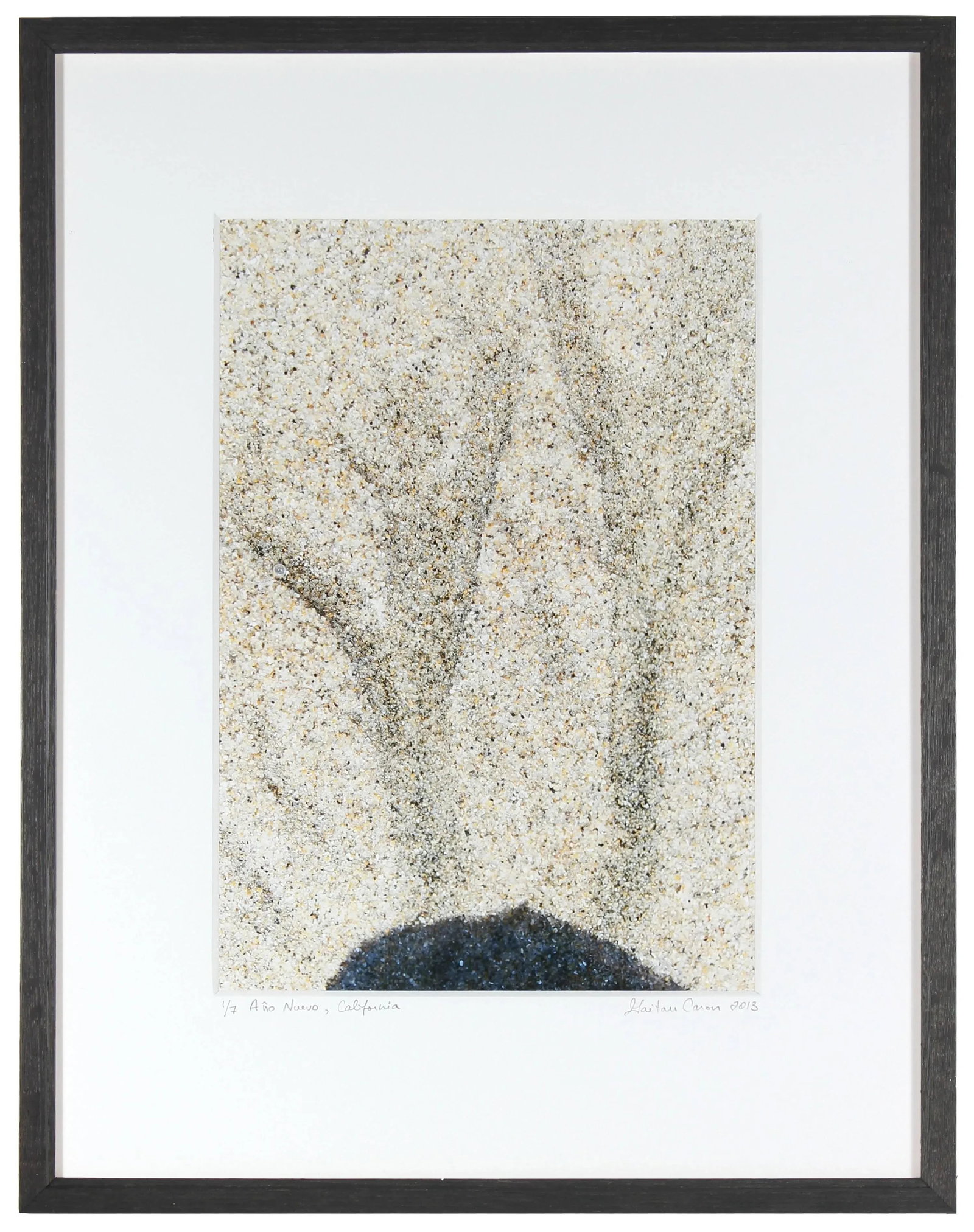 Gaetan Caron "Ano Nuevo" Abstract Sand Photograph, Mendocino, California, 2013 2013 - 6