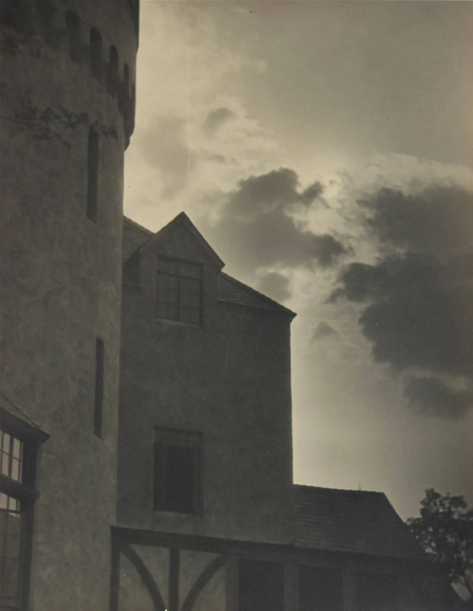 Dr. F.W. Buraky "Castle & Clouds" Photograph, Circa Late 1920s - 3