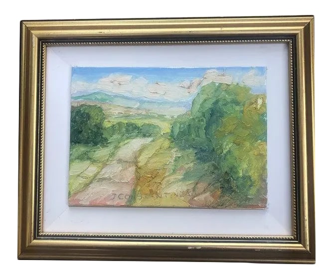 Jean Constantineau Oil Painting Quebec Saint Cimeon Charlevoix Canada Fine Art: Beautiful Oil on Board fromListed French Canadian Artist Jean Constantineau Jean Constantineau - 1929-2009 has been gaining momentum in the Art World with collectors interested in the Charlevoix
