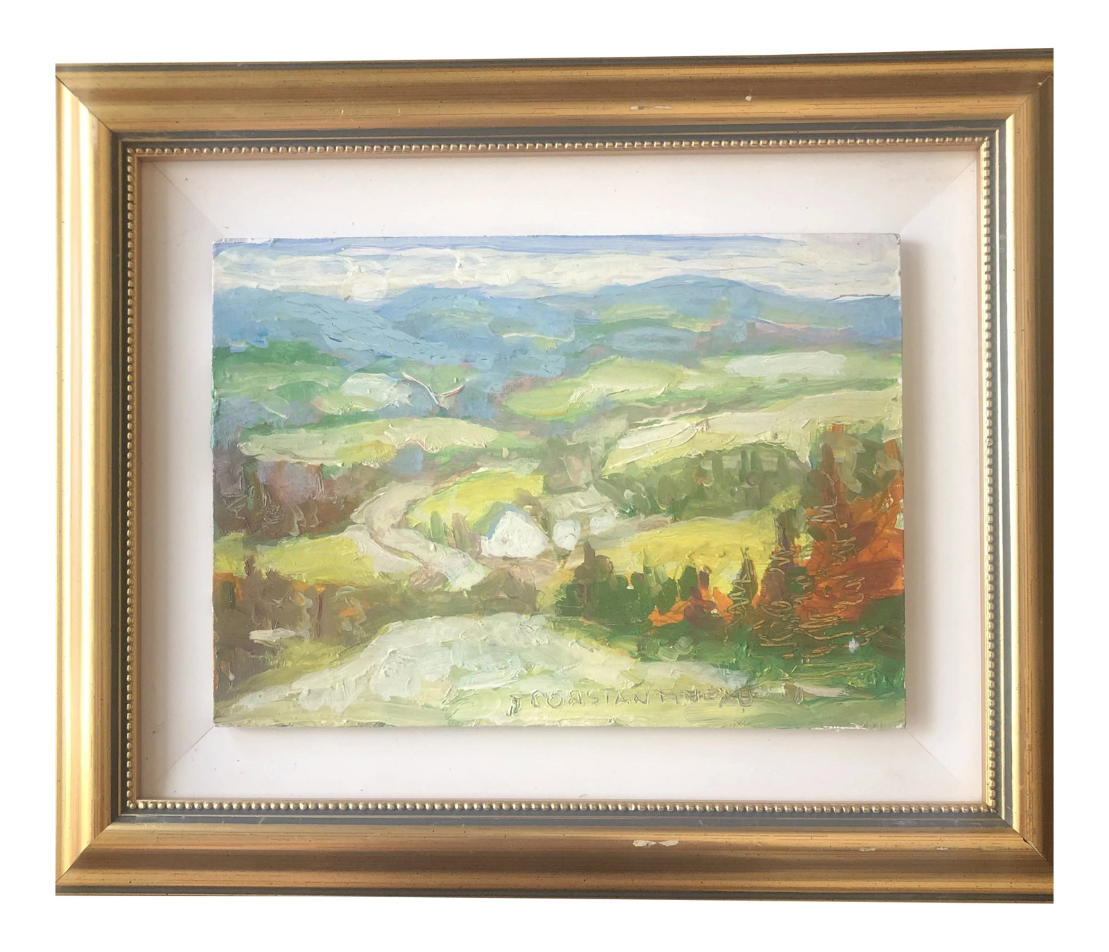 Jean Constantineau Oil Painting Quebec Dunham, Canada Fine Art: Beautiful Oil on Board from Listed French Canadian Artist Jean Constantineau Jean Constantineau - 1929-2009 has been gaining momentum in the Art World with collectors interested in the Charlevoix