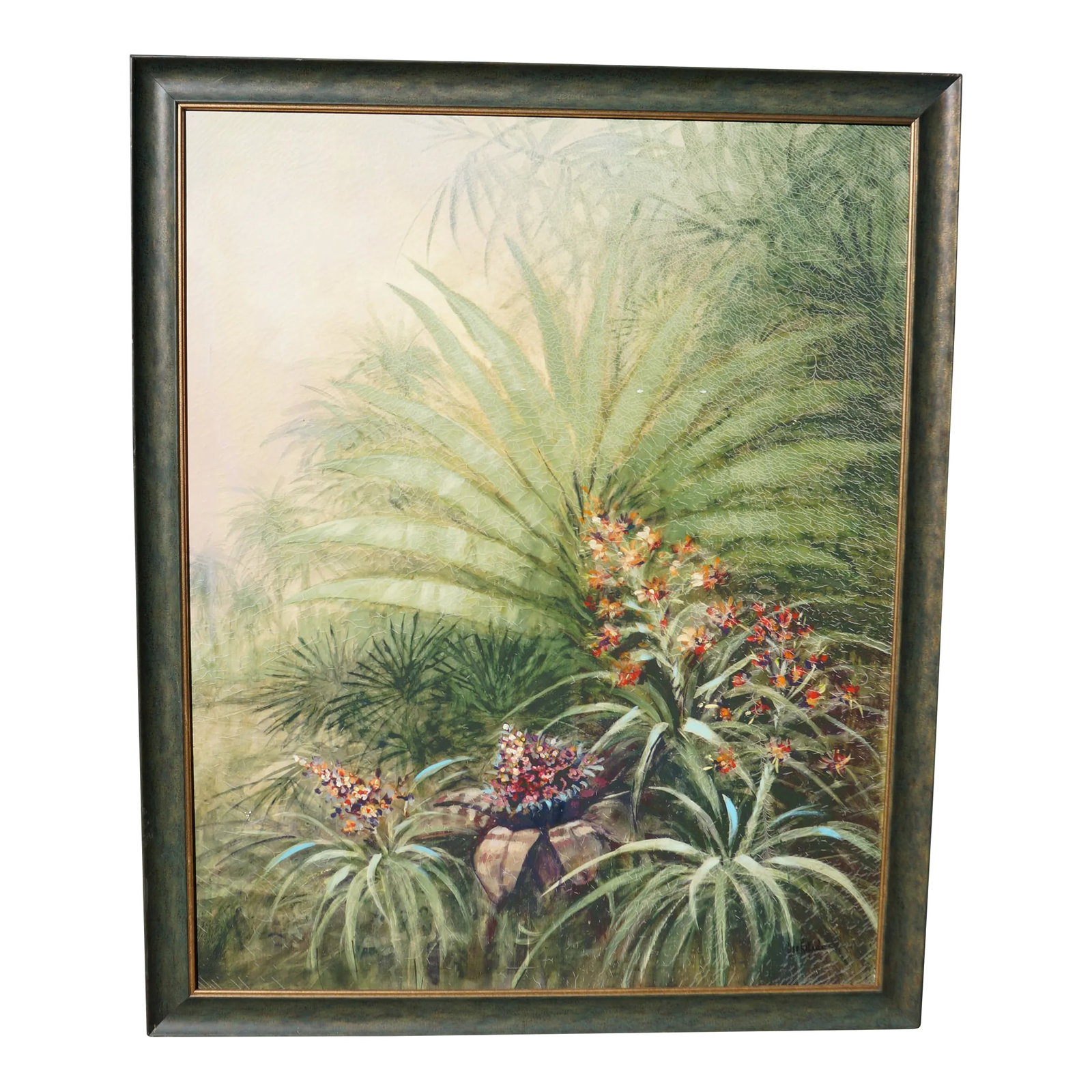 1960s Lee Reynolds Large Floral Painting (1 of 3)