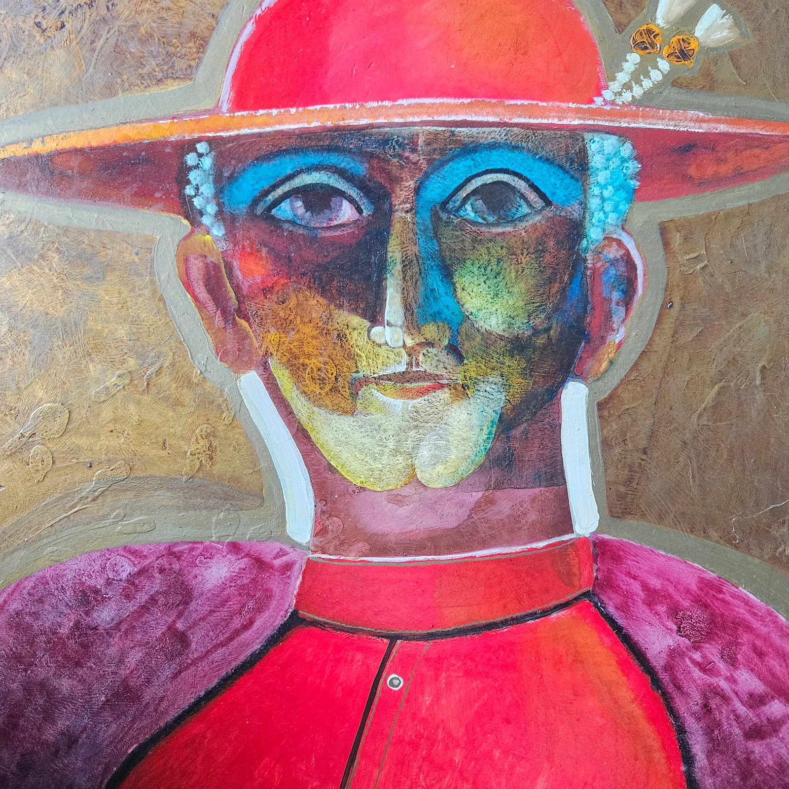 1970's Oil Painting by Mexican Artist Mario Perez Orona, Framed - 10