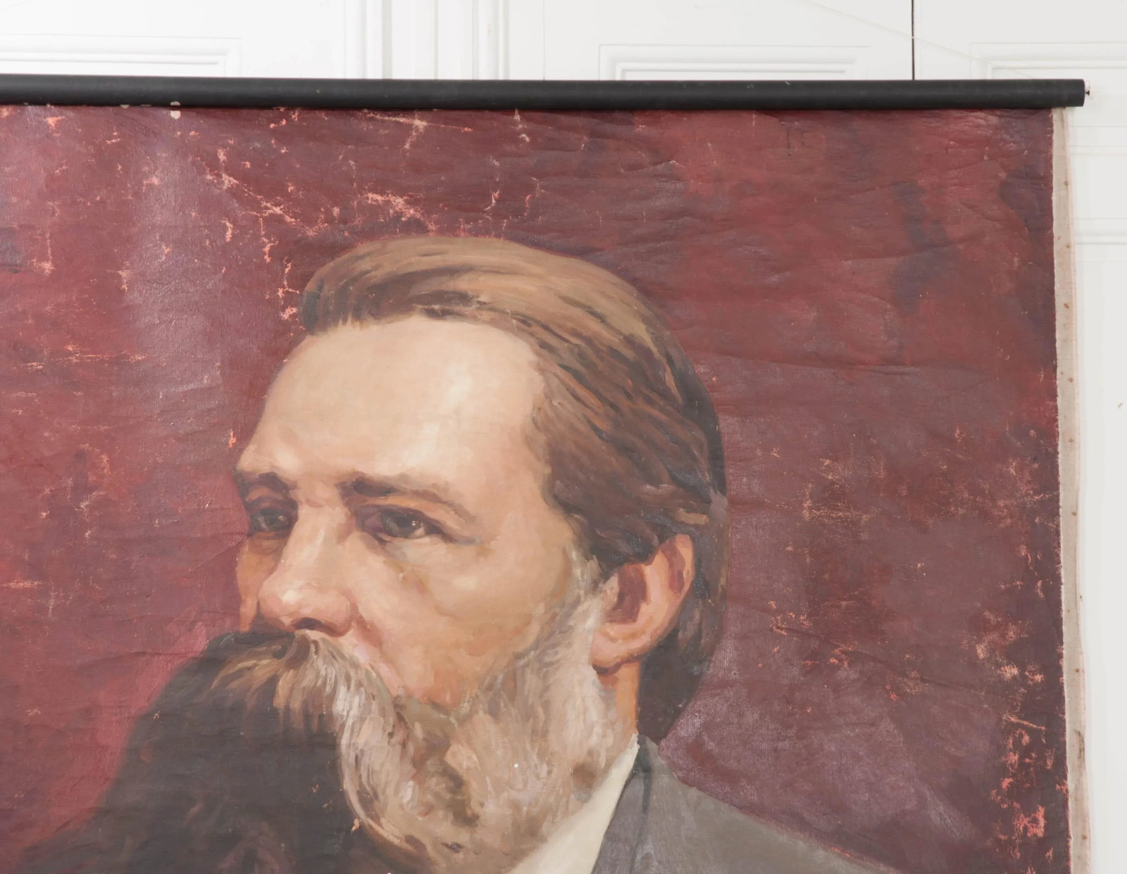 German 19th Century Large Portrait of Friedrich Engels - 9