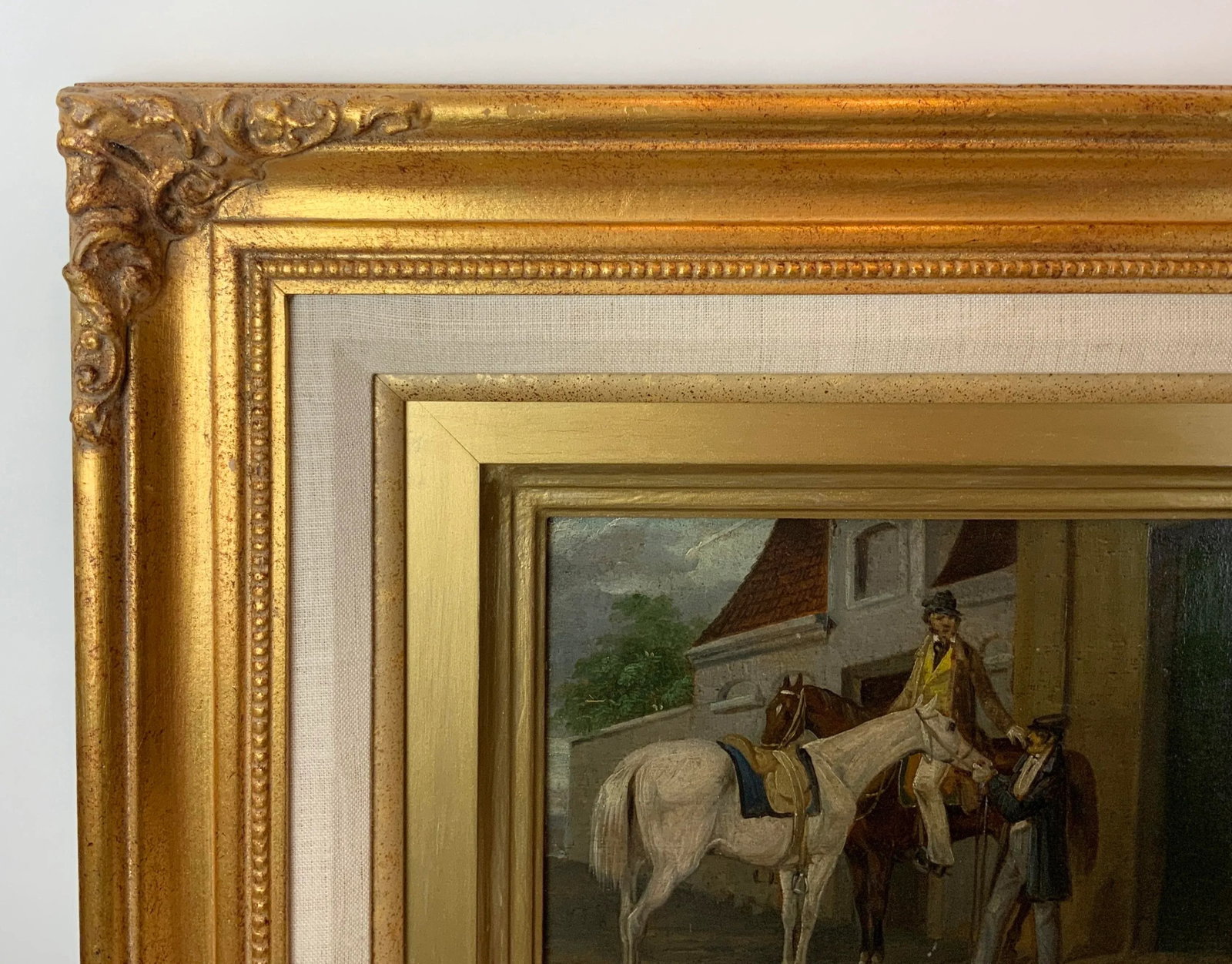 19th Century James Kerr Lawson Oil on Board Painting, Framed - 5