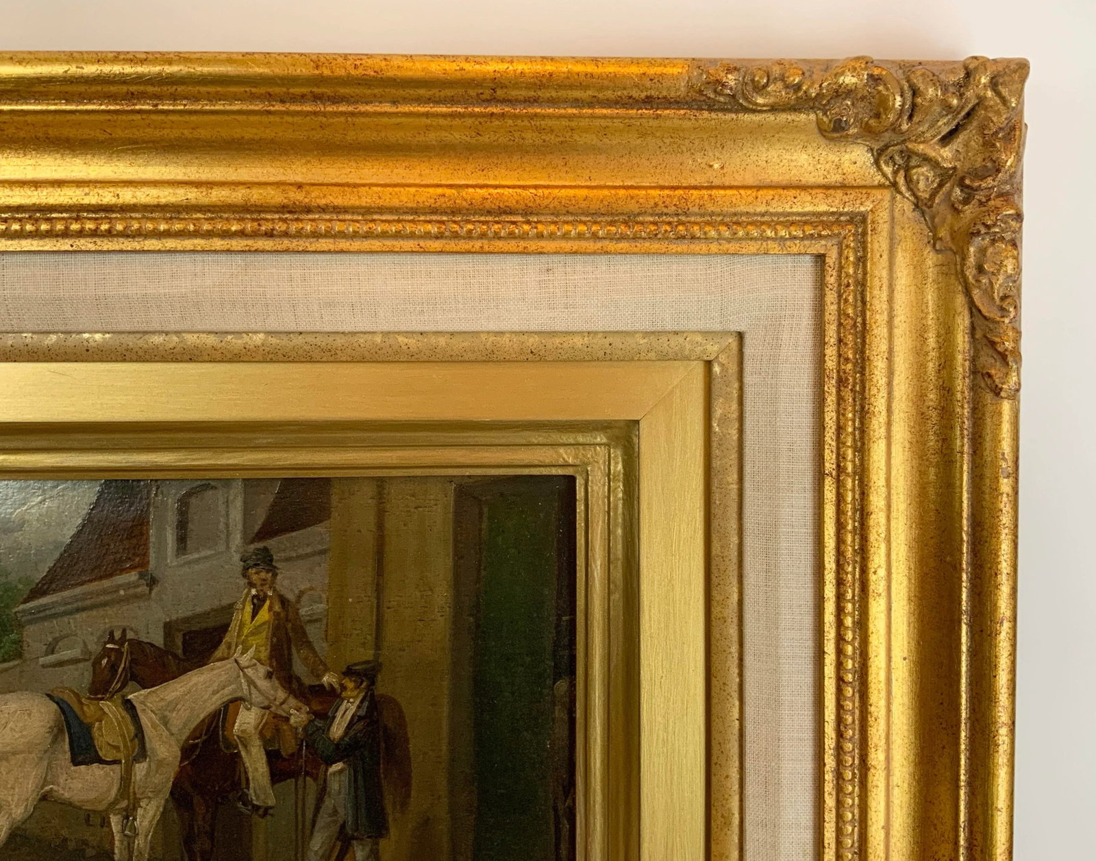 19th Century James Kerr Lawson Oil on Board Painting, Framed - 6