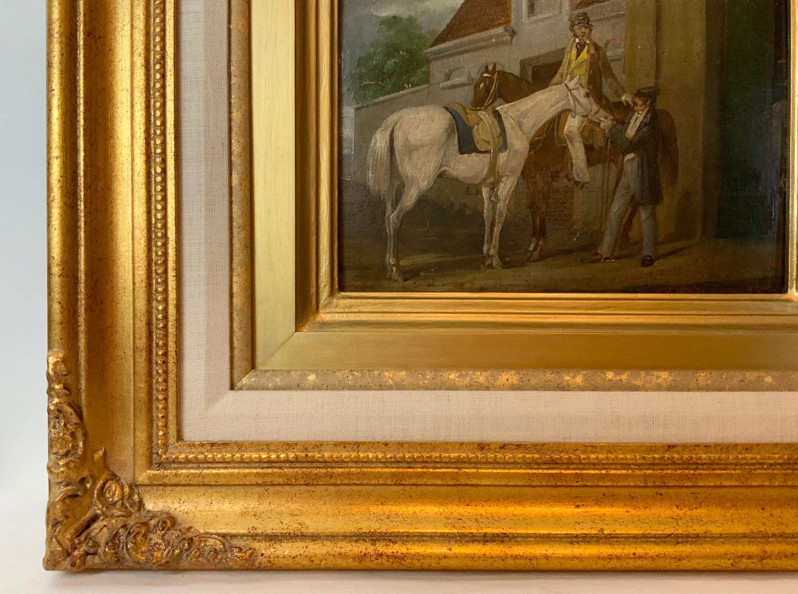 19th Century James Kerr Lawson Oil on Board Painting, Framed - 8